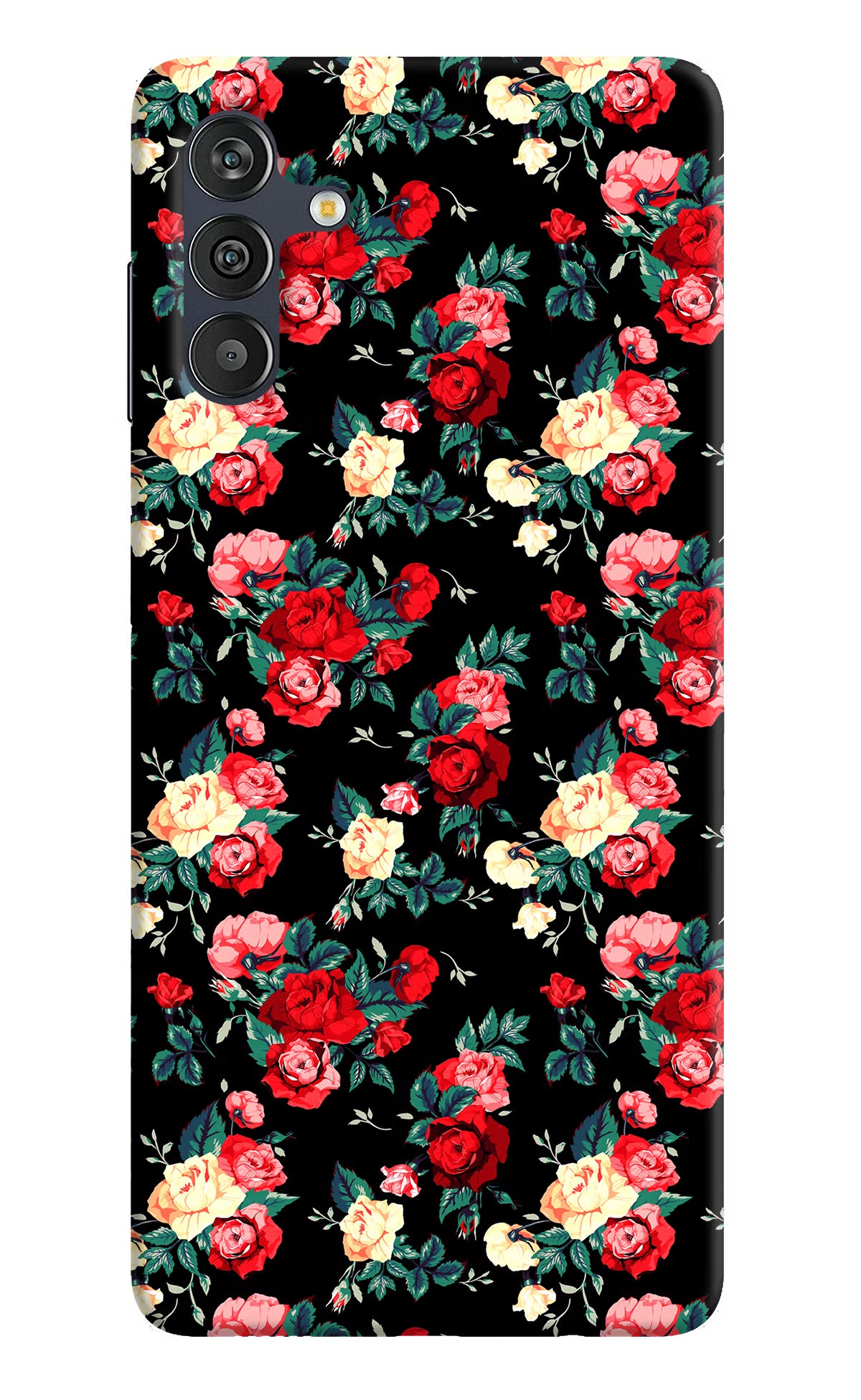 Rose Pattern Samsung M13 4G Back Cover - Rose Pattern Samsung M13 4G Back Cover Rose Pattern Samsung M13 4G Back Cover