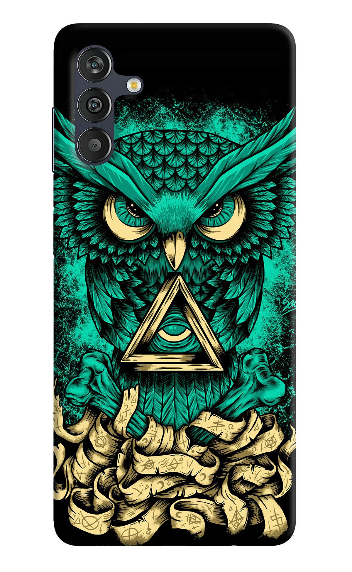 Green Owl Samsung M13 4G Back Cover - Green Owl Samsung M13 4G Back Cover Green Owl Samsung M13 4G Back Cover