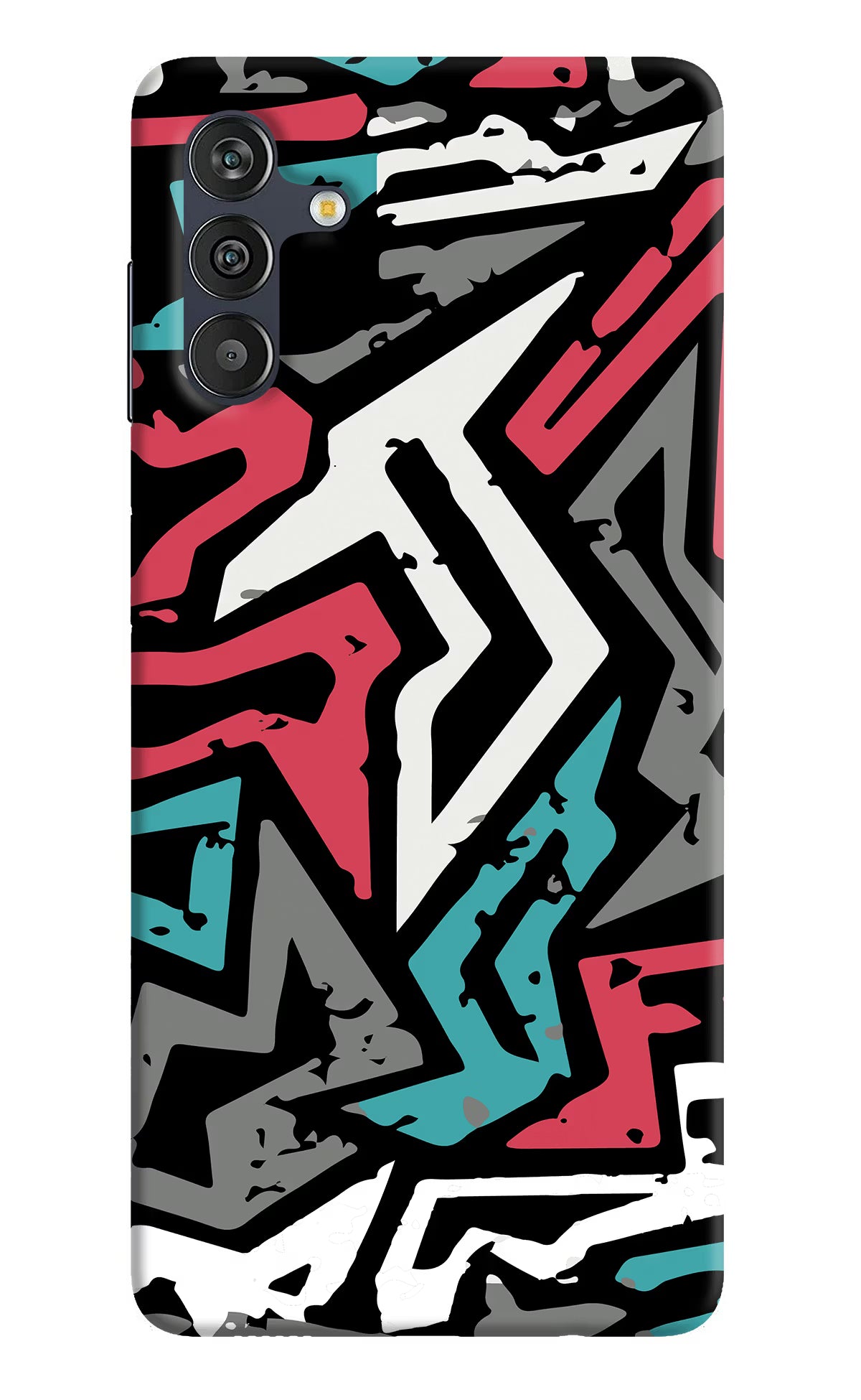 Geometric Graffiti Samsung M13 4G Back Cover - Geometric Graffiti Samsung M13 4G Back Cover Geometric Graffiti Samsung M13 4G Back Cover