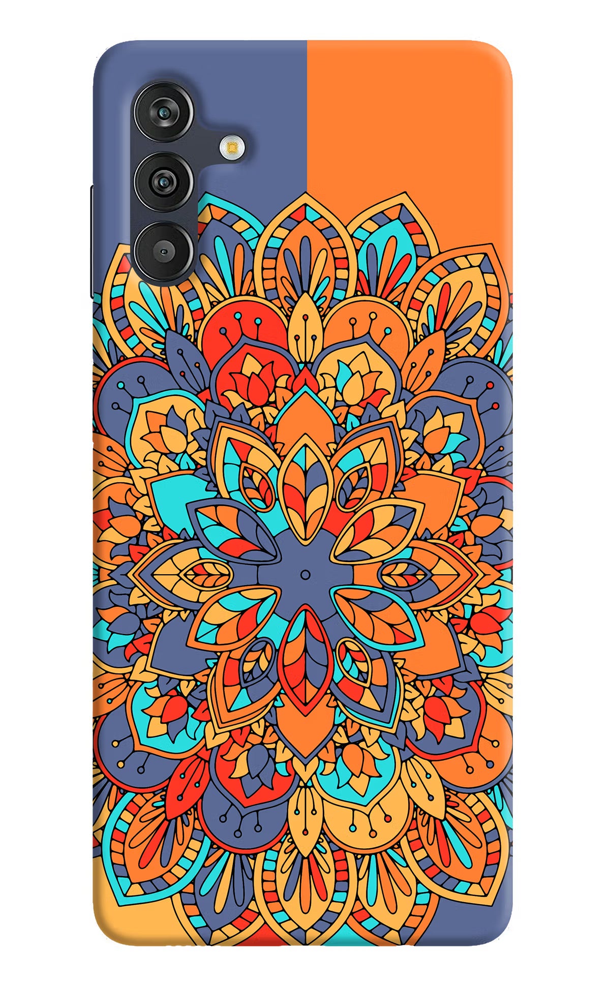 Color Mandala Samsung M13 4G Back Cover - Color Mandala Samsung M13 4G Back Cover Color Mandala Samsung M13 4G Back Cover