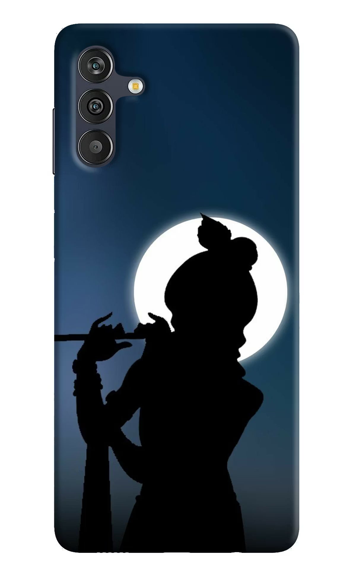 Shri Krishna Silhouette Samsung M13 4G Back Cover - Shri Krishna Silhouette Samsung M13 4G Back Cover Shri Krishna Silhouette Samsung M13 4G Back Cover