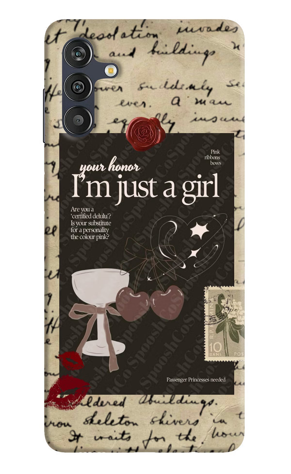 I am just a girl Samsung M13 4G Back Cover - I am just a girl Samsung M13 4G Back Cover I am just a girl Samsung M13 4G Back Cover