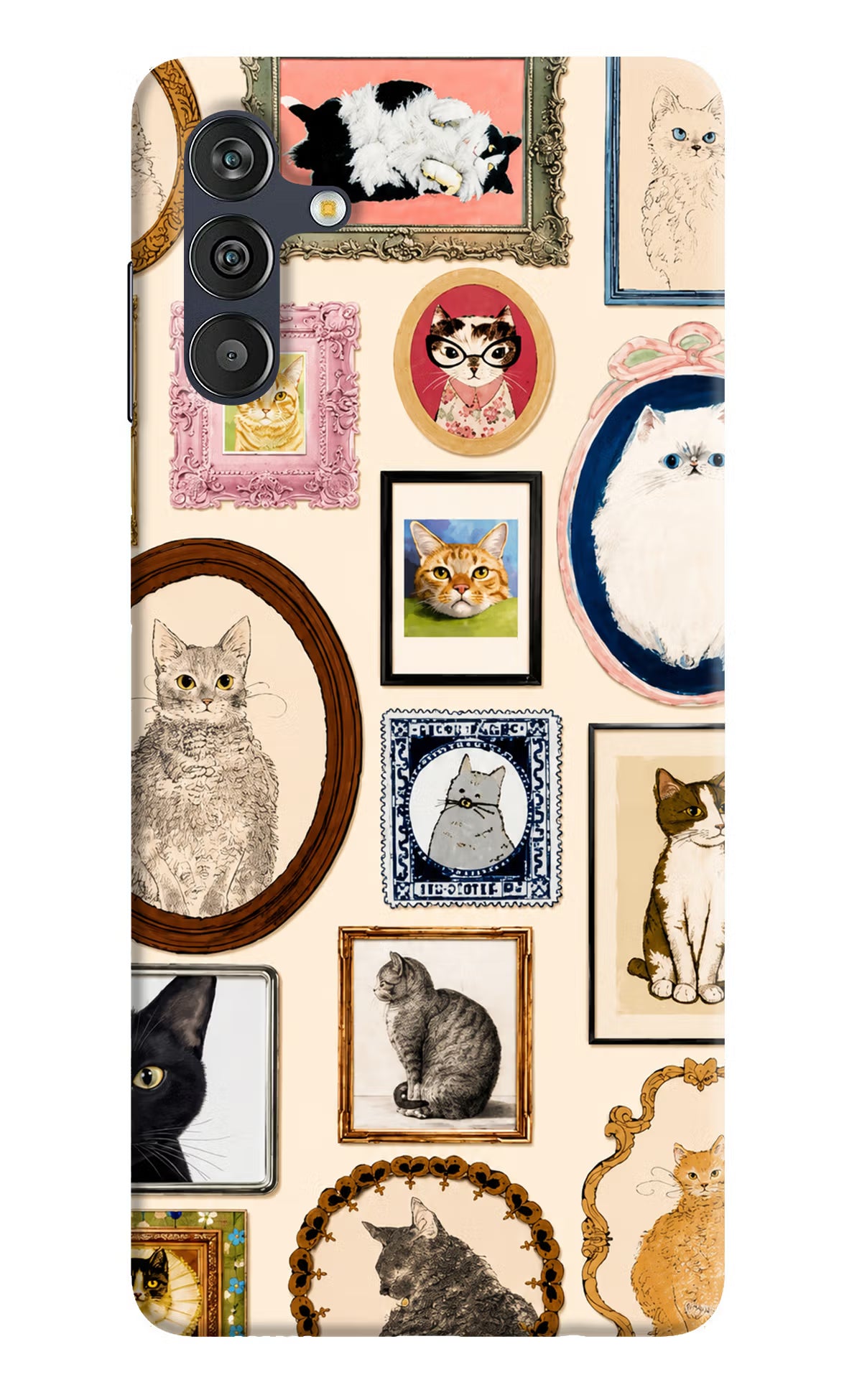 Mirror Cats Samsung M13 4G Back Cover - Mirror Cats Samsung M13 4G Back Cover Mirror Cats Samsung M13 4G Back Cover