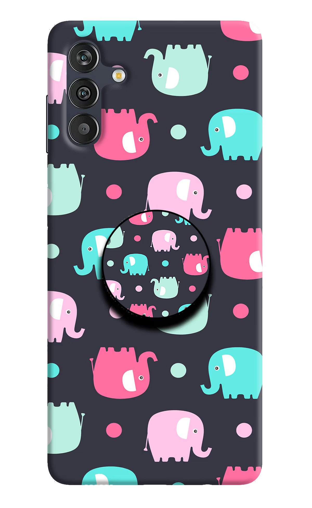 Baby Elephants Samsung M13 4G Pop Case - Baby Elephants Samsung M13 4G Pop Case Baby Elephants Samsung M13 4G Pop Case