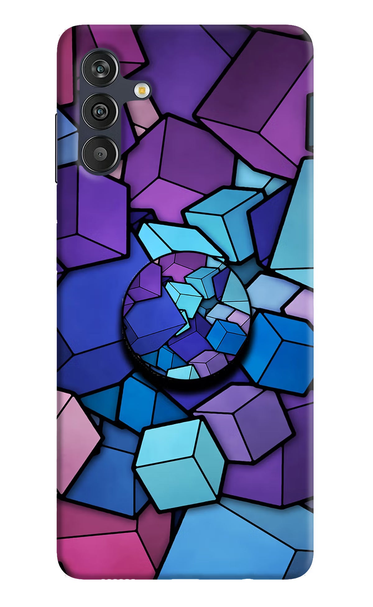 Cubic Abstract Samsung M13 4G Pop Case - Cubic Abstract Samsung M13 4G Pop Case Cubic Abstract Samsung M13 4G Pop Case