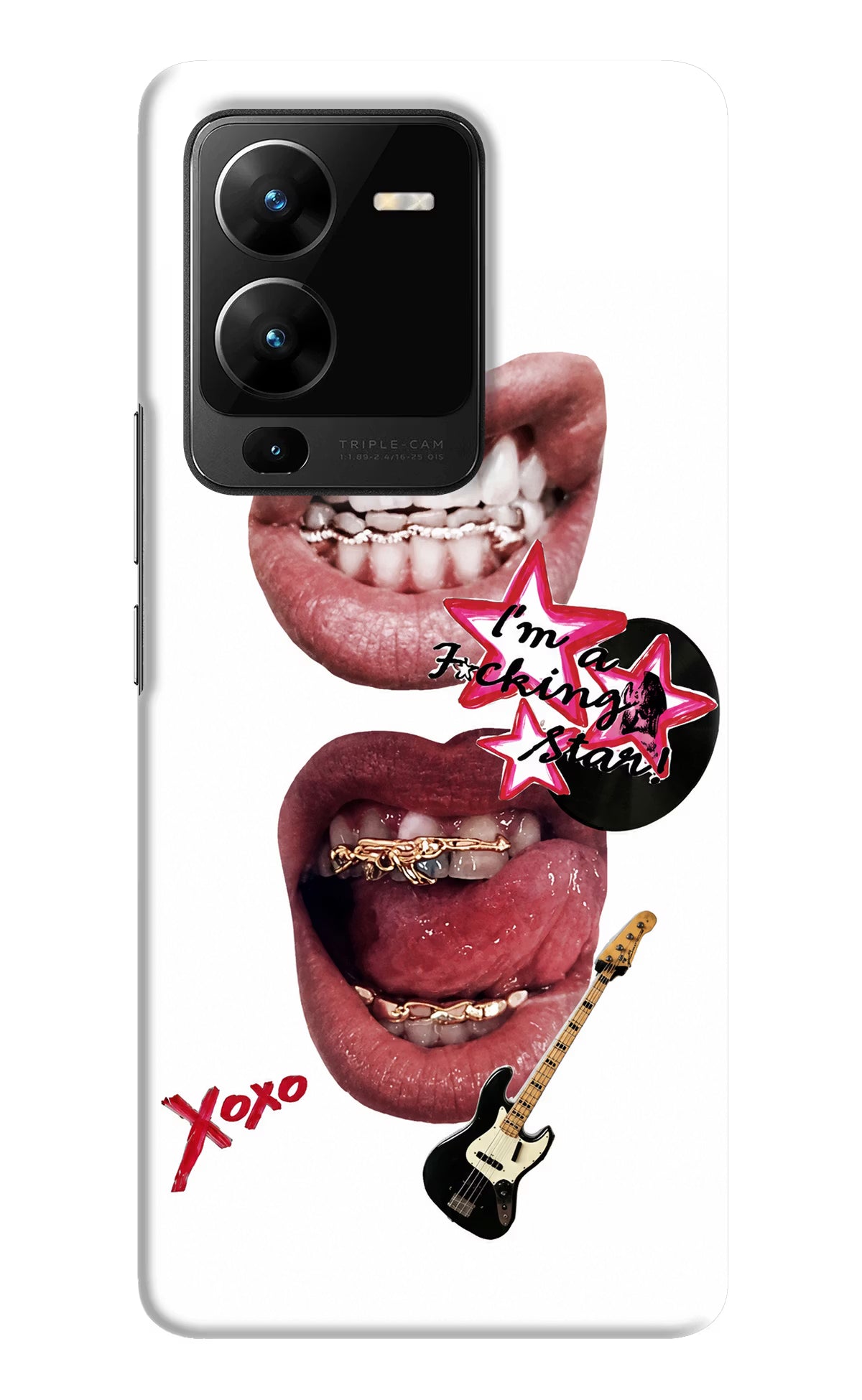Rockstar Vivo V25 Pro 5G Back Cover - Rockstar Vivo V25 Pro 5G Back Cover Rockstar Vivo V25 Pro 5G Back Cover