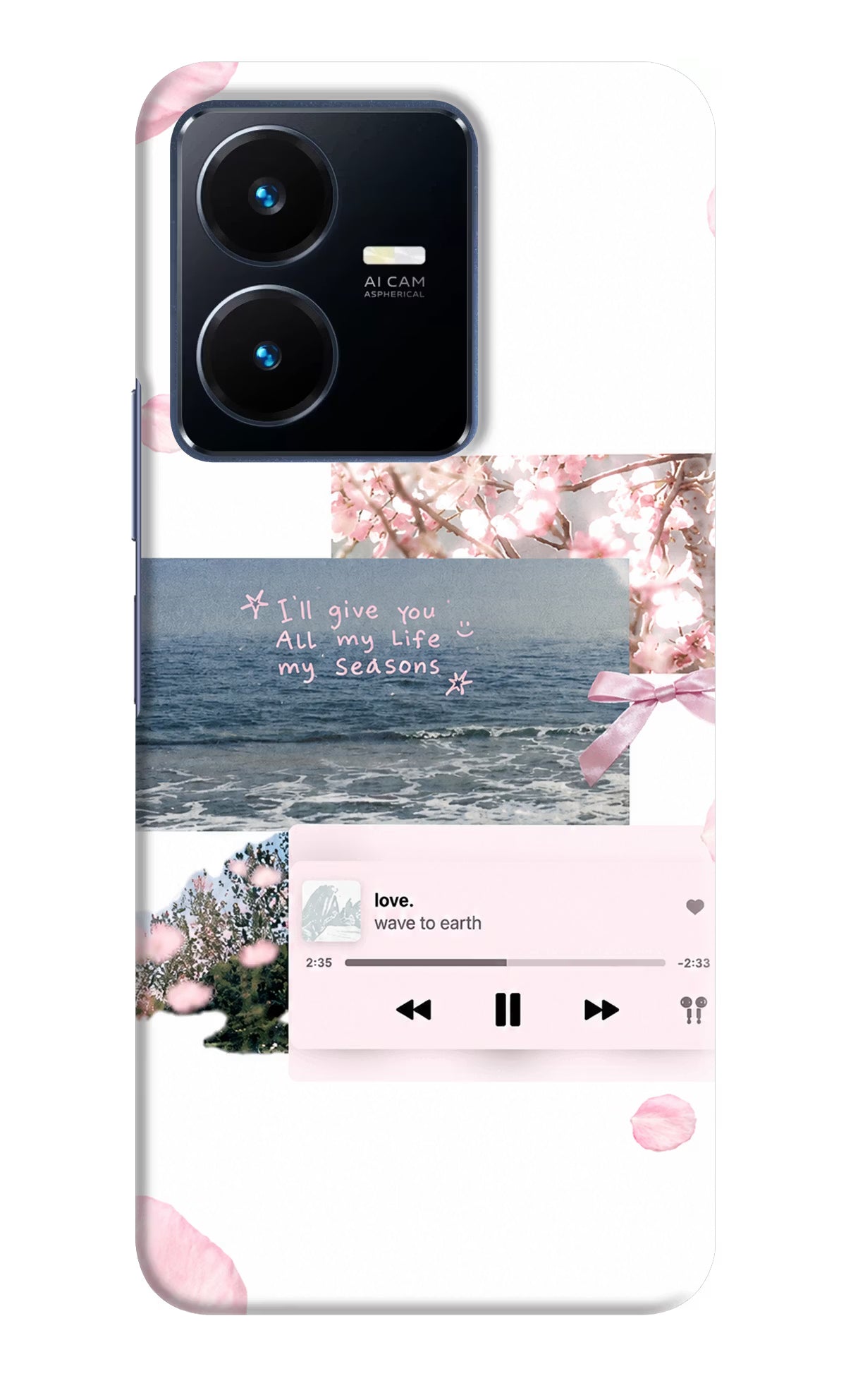 Wave to earth Vivo Y22 Back Cover - Wave to earth Vivo Y22 Back Cover Wave to earth Vivo Y22 Back Cover