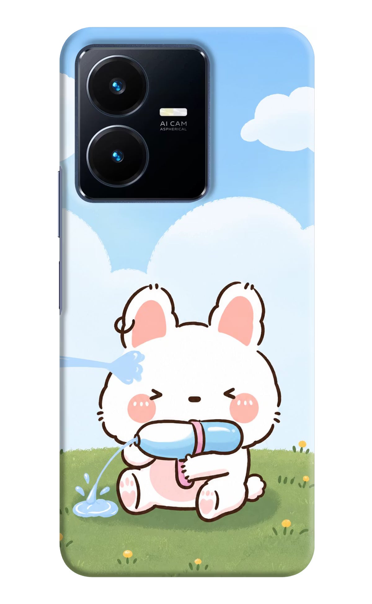 Bunny Treat Vivo Y22 Back Cover - Bunny Treat Vivo Y22 Back Cover Bunny Treat Vivo Y22 Back Cover