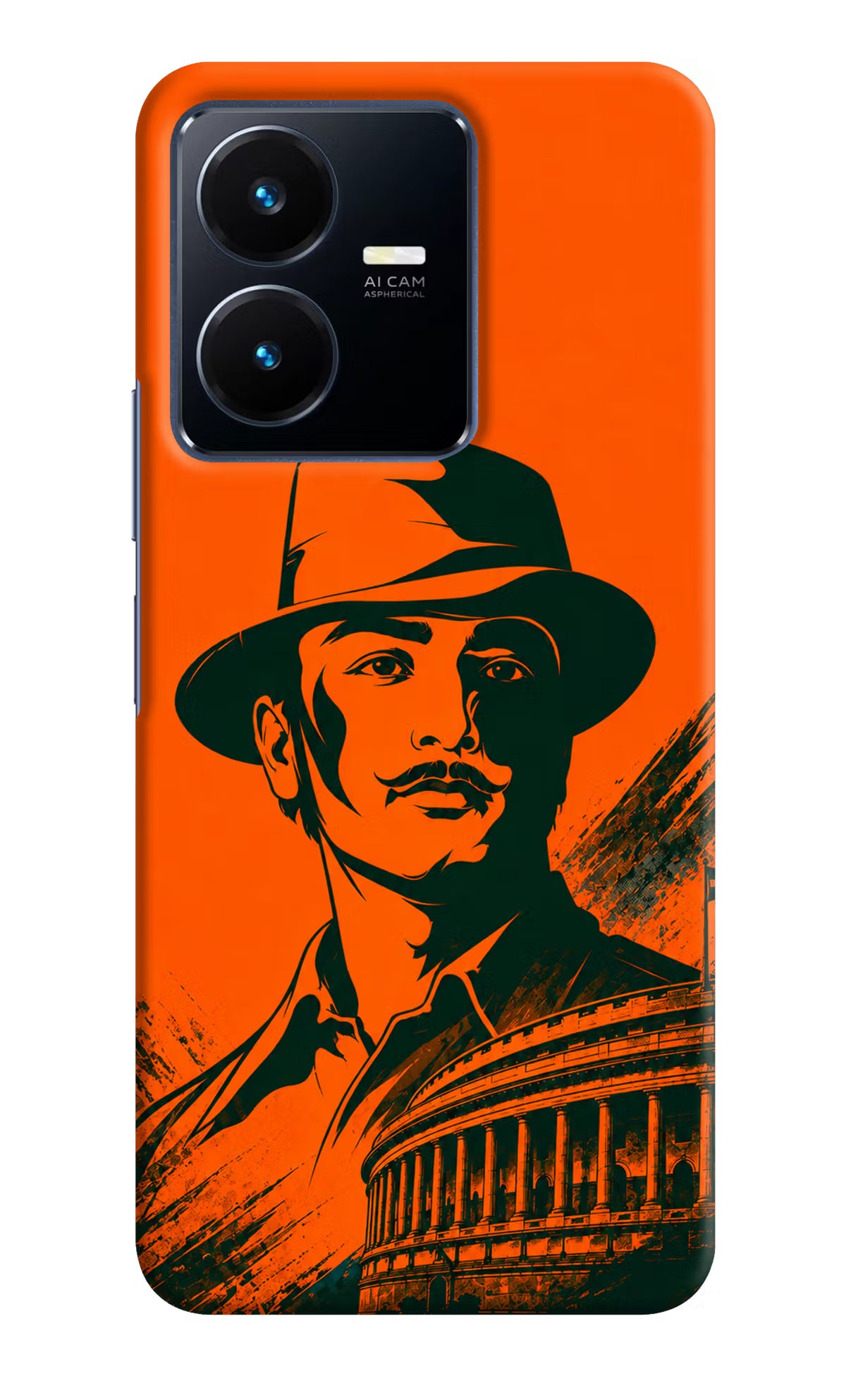 Bhagat Singh Legacy Vivo Y22 Back Cover - Bhagat Singh Legacy Vivo Y22 Back Cover Bhagat Singh Legacy Vivo Y22 Back Cover