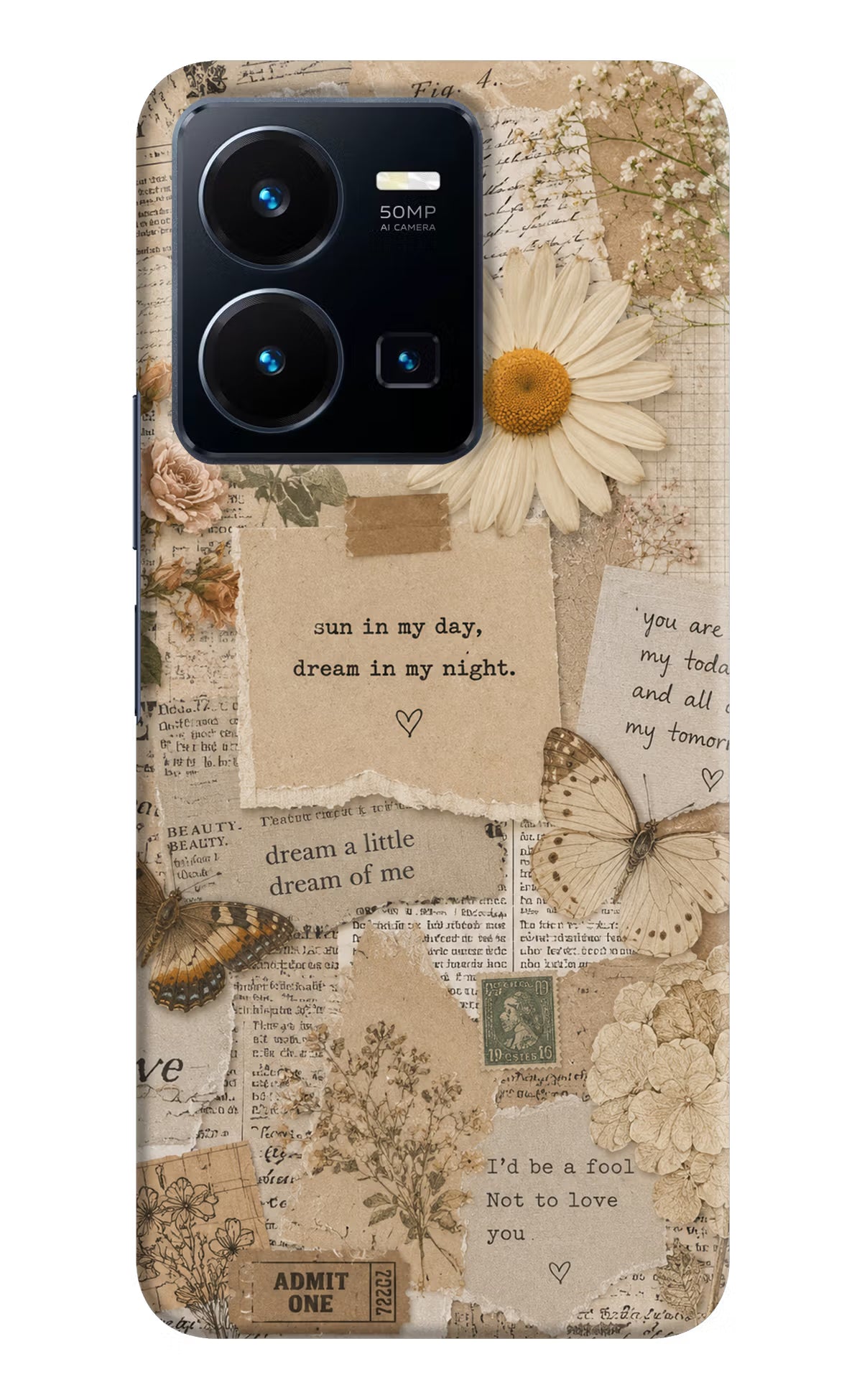 Vintage case Vivo Y35 Back Cover - Vintage case Vivo Y35 Back Cover Vintage case Vivo Y35 Back Cover
