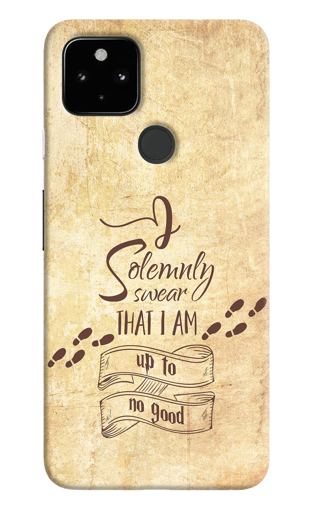 I Solemnly swear that i up to no good Google Pixel 4A Back Cover - I Solemnly swear that i up to no good Google Pixel 4A Hard Case Back Cover by Casekaro I Solemnly swear that i up to no good Google Pixel 4A Hard Case Back Cover by Casekaro