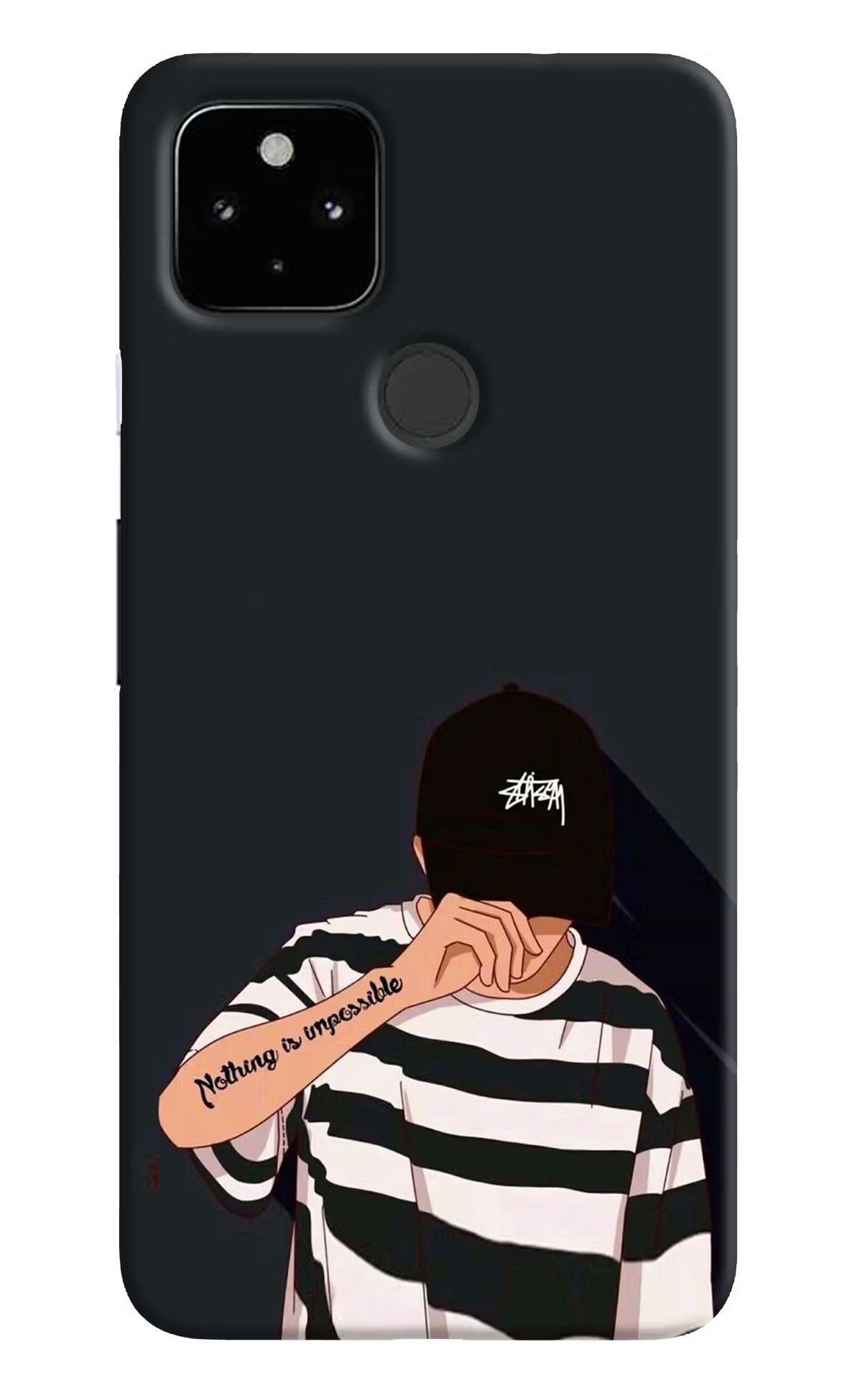 Aesthetic Boy Google Pixel 4A Back Cover - Aesthetic Boy Google Pixel 4A Hard Case Back Cover by Casekaro Aesthetic Boy Google Pixel 4A Hard Case Back Cover by Casekaro