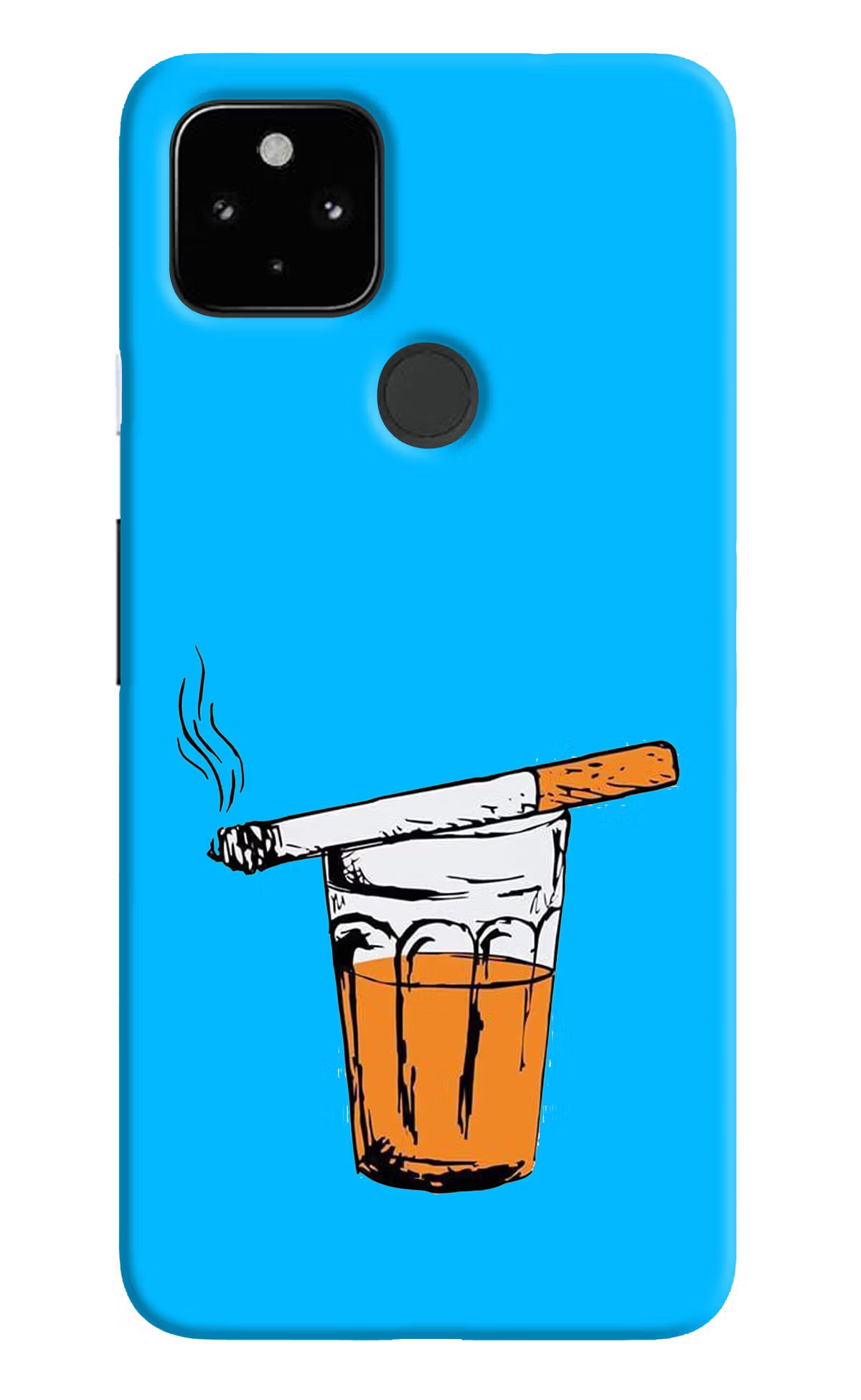 Chai Sutta Google Pixel 4A Back Cover - Chai Sutta Google Pixel 4A Hard Case Back Cover by Casekaro Chai Sutta Google Pixel 4A Hard Case Back Cover by Casekaro
