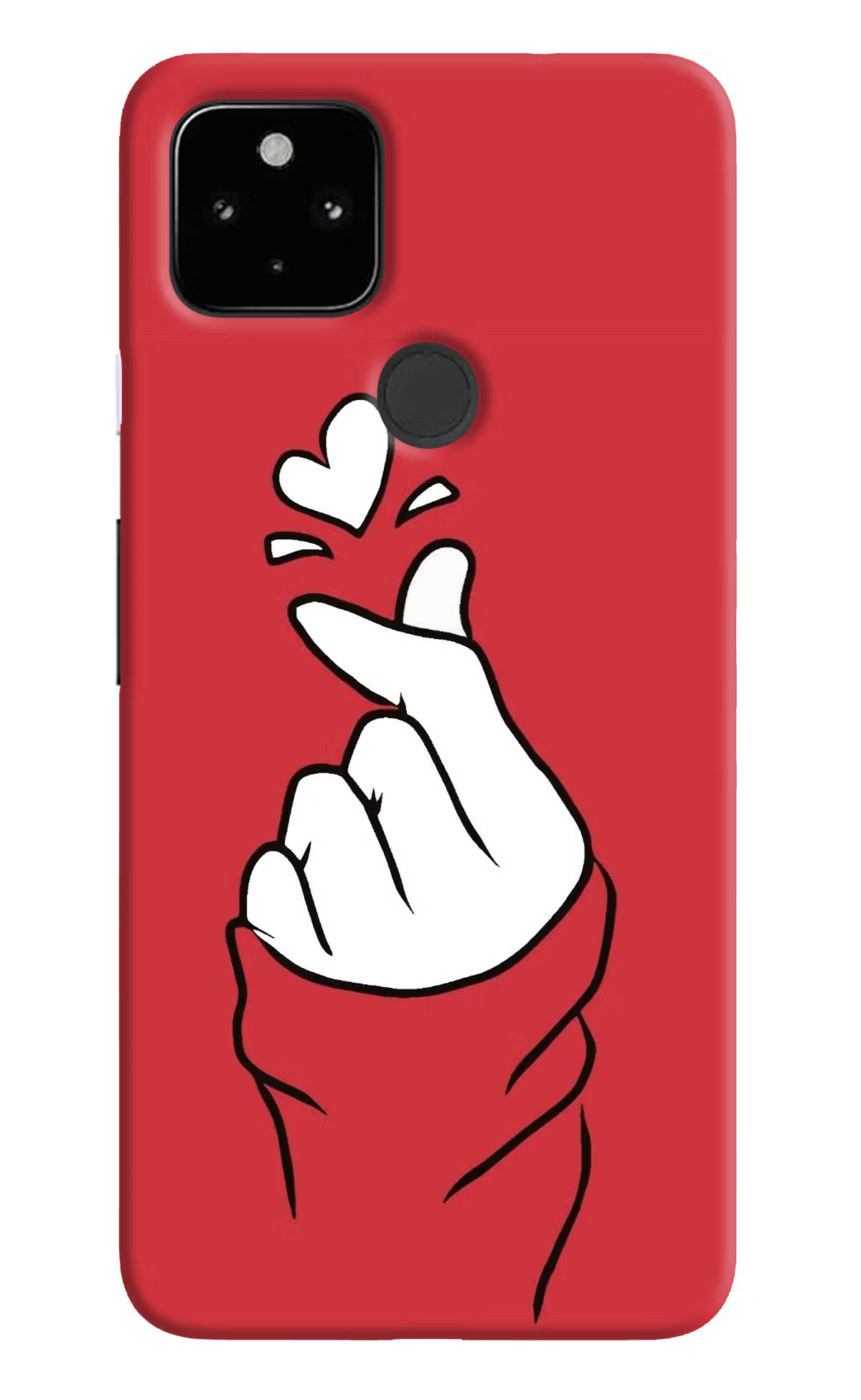 Korean Love Sign Google Pixel 4A Back Cover - Korean Love Sign Google Pixel 4A Hard Case Back Cover by Casekaro Korean Love Sign Google Pixel 4A Hard Case Back Cover by Casekaro
