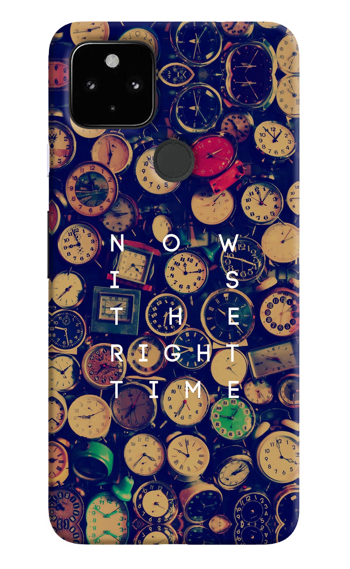 Now is the Right Time Quote Google Pixel 4A Back Cover - Now is the Right Time Quote Google Pixel 4A Hard Case Back Cover by Casekaro Now is the Right Time Quote Google Pixel 4A Hard Case Back Cover by Casekaro