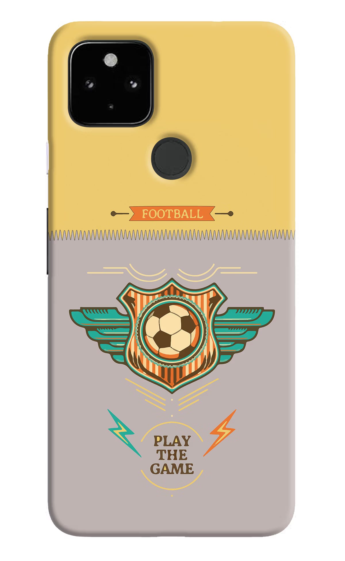 Football Google Pixel 4A Back Cover - Football Google Pixel 4A Hard Case Back Cover by Casekaro Football Google Pixel 4A Hard Case Back Cover by Casekaro
