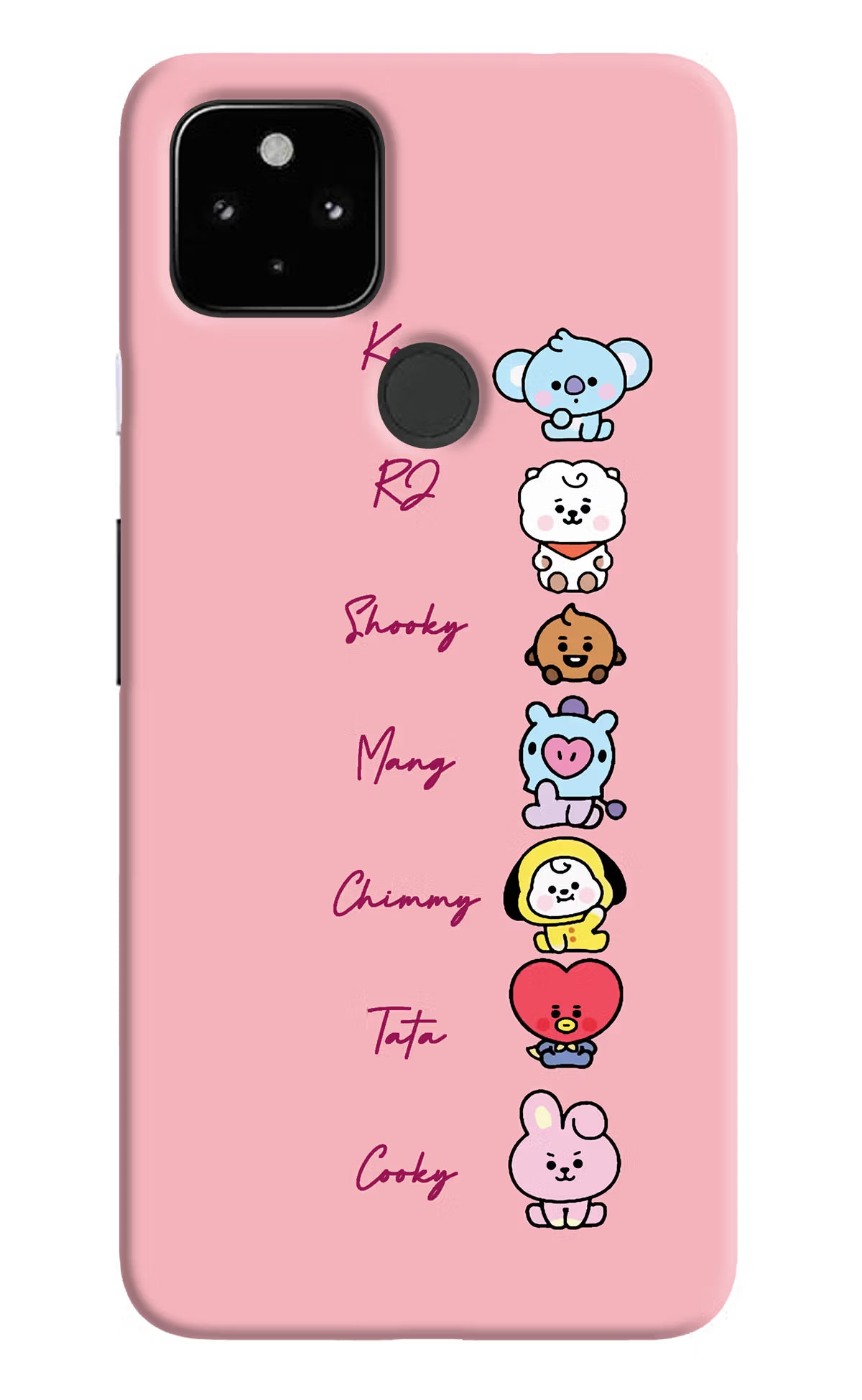 BTS names Google Pixel 4A Back Cover - BTS names Google Pixel 4A Hard Case Back Cover by Casekaro BTS names Google Pixel 4A Hard Case Back Cover by Casekaro