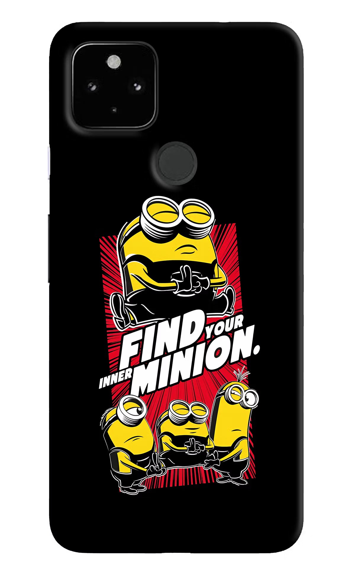 Find your inner Minion Google Pixel 4A Back Cover - Find your inner Minion Google Pixel 4A Hard Case Back Cover by Casekaro Find your inner Minion Google Pixel 4A Hard Case Back Cover by Casekaro