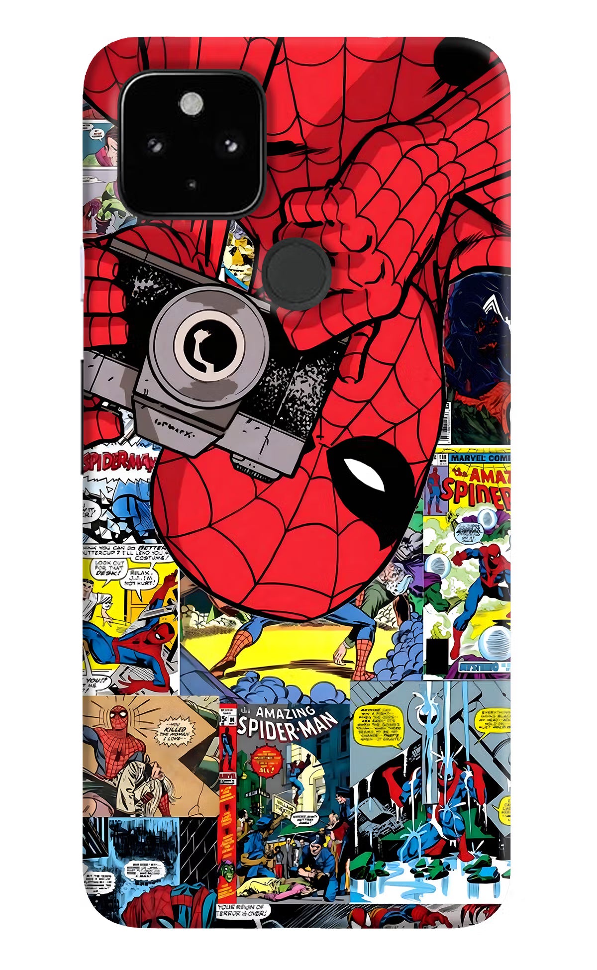 Spider Man Google Pixel 4A Back Cover - Spider Man Google Pixel 4A Hard Case Back Cover by Casekaro Spider Man Google Pixel 4A Hard Case Back Cover by Casekaro