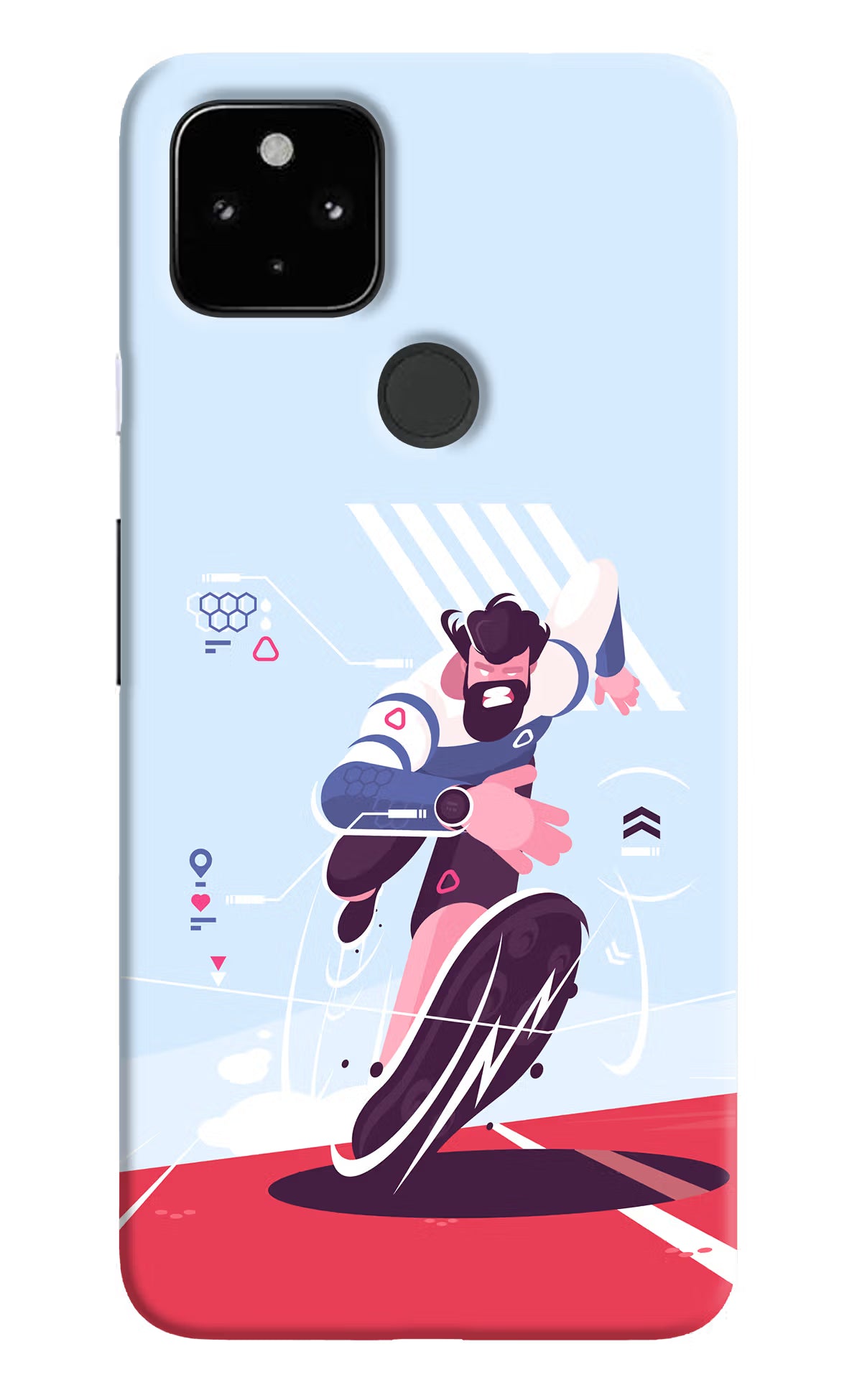Run Pro Google Pixel 4A Back Cover - Run Pro Google Pixel 4A Hard Case Back Cover by Casekaro Run Pro Google Pixel 4A Hard Case Back Cover by Casekaro