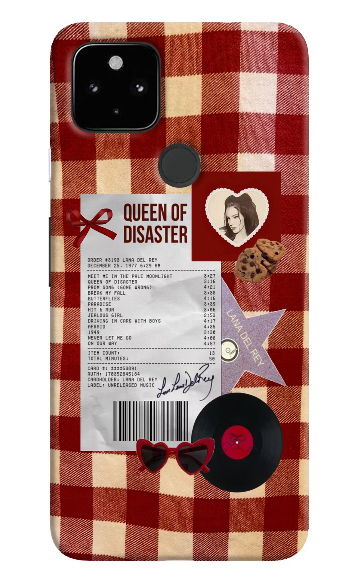 Queen of Disaster Google Pixel 4A Back Cover - Queen of Disaster Google Pixel 4A Hard Case Back Cover by Casekaro Queen of Disaster Google Pixel 4A Hard Case Back Cover by Casekaro