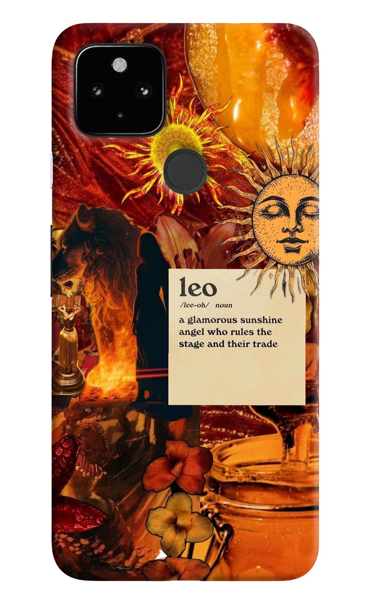 Leo Zodiac Google Pixel 4A Back Cover - Leo Zodiac Google Pixel 4A Hard Case Back Cover by Casekaro Leo Zodiac Google Pixel 4A Hard Case Back Cover by Casekaro