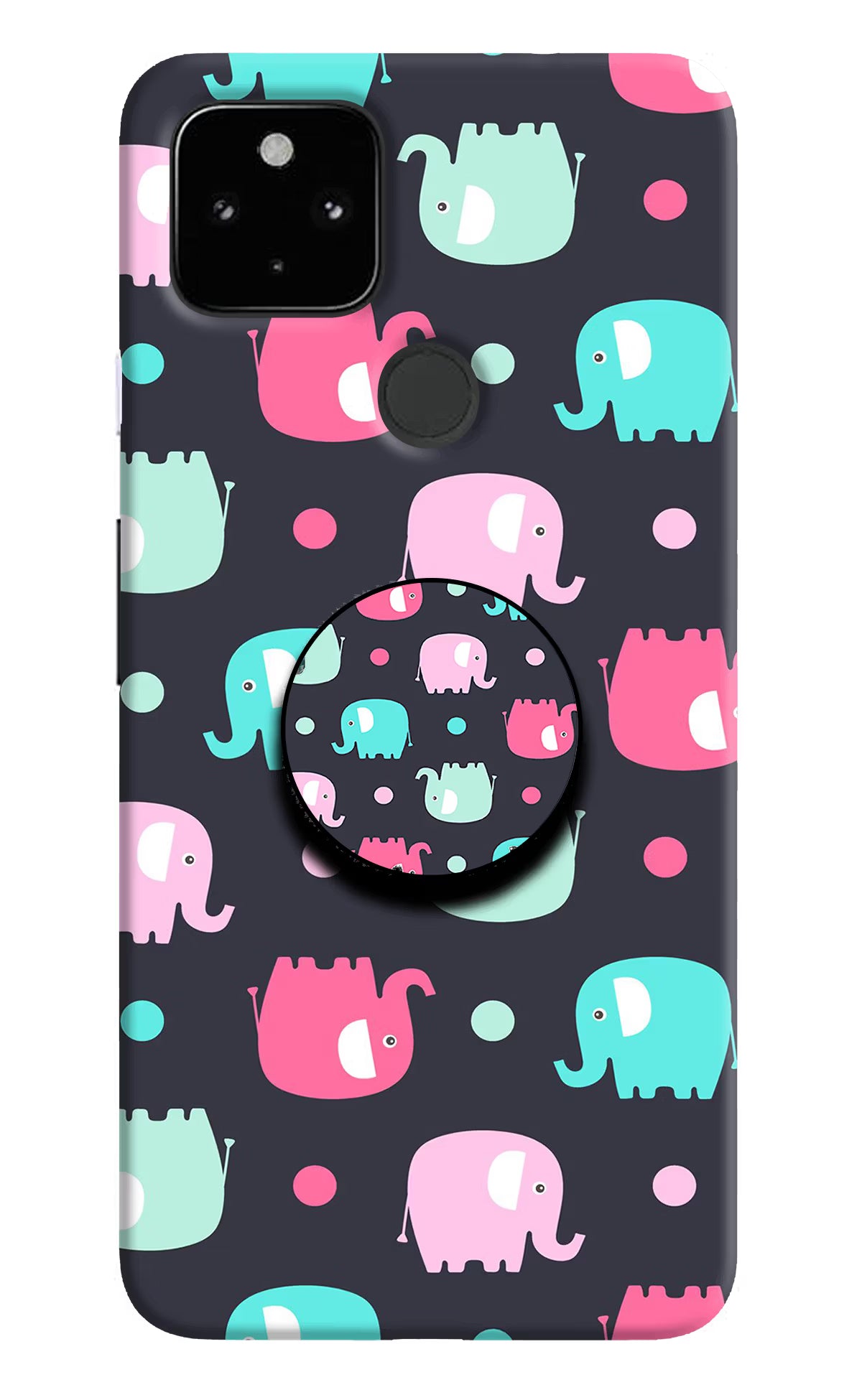 Baby Elephants Google Pixel 4A Pop Case - Baby Elephants Google Pixel 4A Pop Case by Casekaro Baby Elephants Google Pixel 4A Pop Case by Casekaro