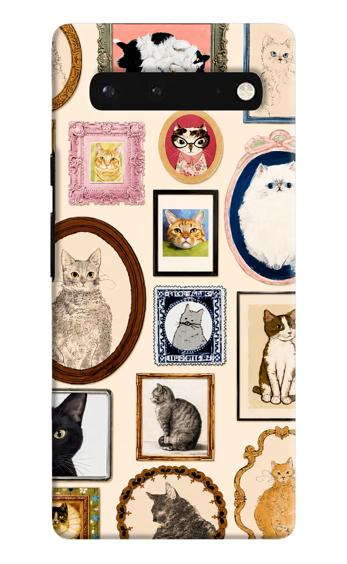 Mirror Cats Google Pixel 6 Back Cover - Mirror Cats Google Pixel 6 Back Cover Mirror Cats Google Pixel 6 Back Cover
