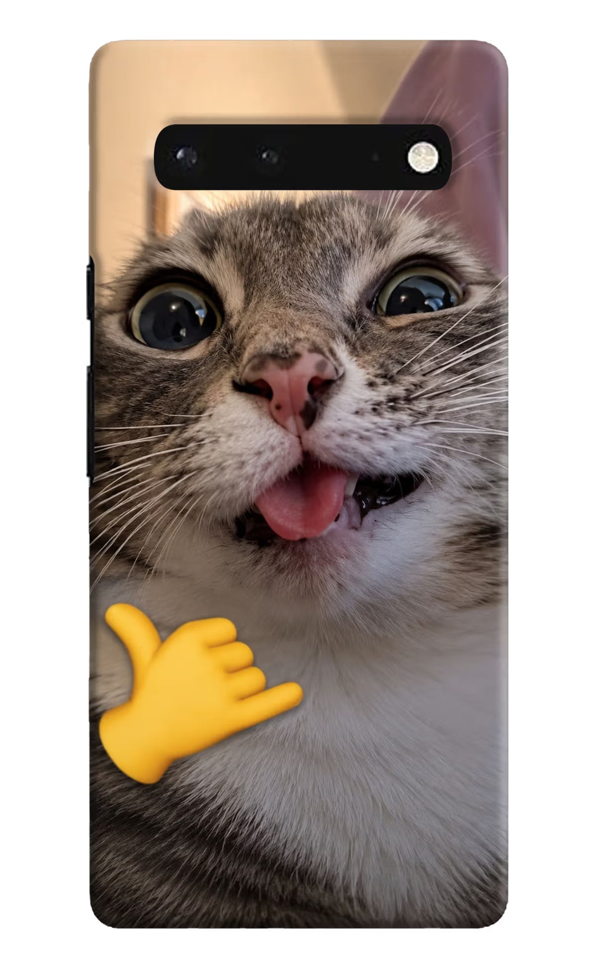 Silly Cat Call Google Pixel 6 Back Cover - Silly Cat Call Google Pixel 6 Back Cover Silly Cat Call Google Pixel 6 Back Cover
