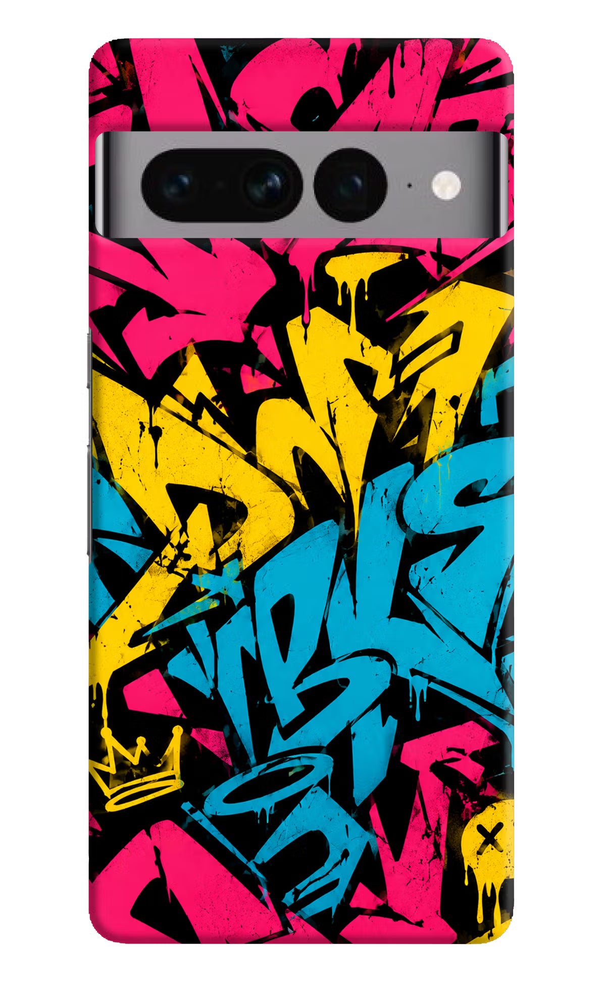 Graffiti Vibe Google Pixel 7 Pro Back Cover - Graffiti Vibe Google Pixel 7 Pro Back Cover Graffiti Vibe Google Pixel 7 Pro Back Cover