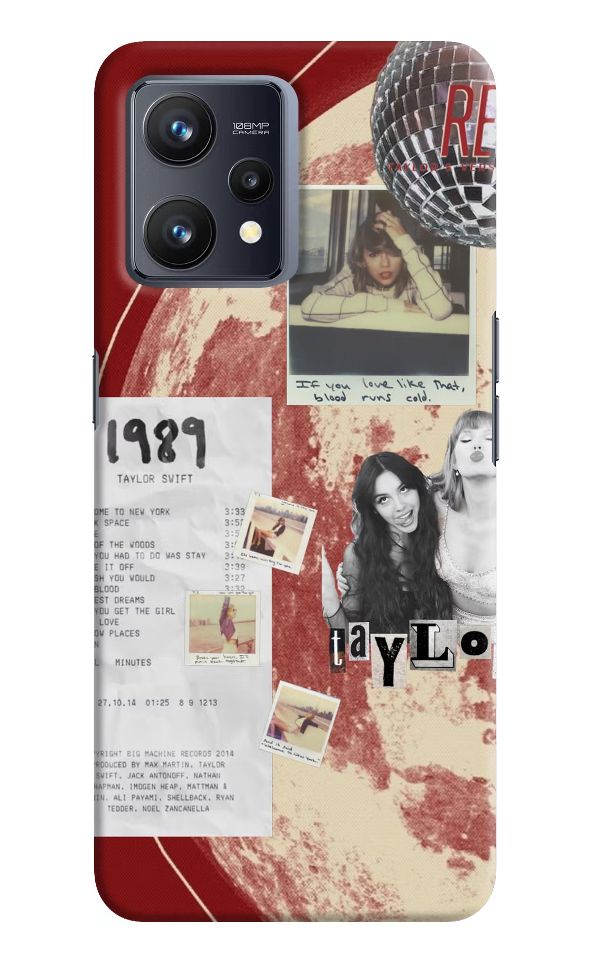 Taylor Swift Realme 9 4G Back Cover - Taylor Swift Realme 9 4G Back Cover Taylor Swift Realme 9 4G Back Cover