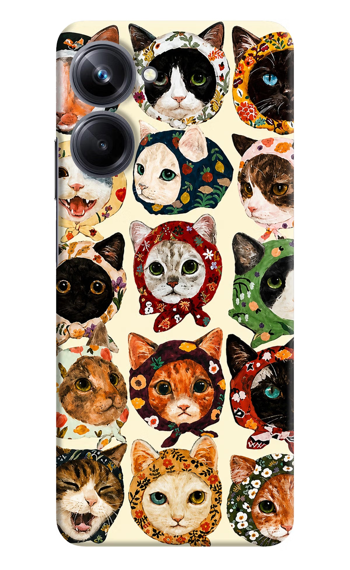 Cool Cat Realme 10 Pro 5G Back Cover - Cool Cat Realme 10 Pro 5G Back Cover Cool Cat Realme 10 Pro 5G Back Cover