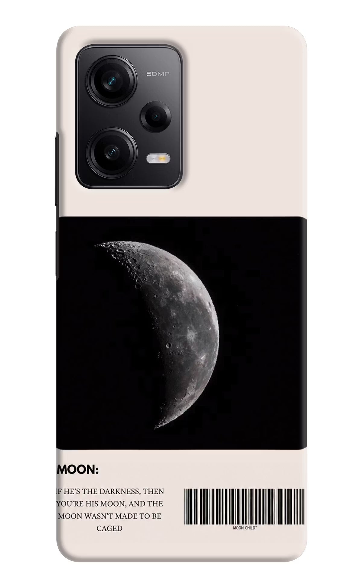 Moon Phase Redmi Note 12 Pro 5G Back Cover - Moon Phase Redmi Note 12 Pro 5G Back Cover Moon Phase Redmi Note 12 Pro 5G Back Cover