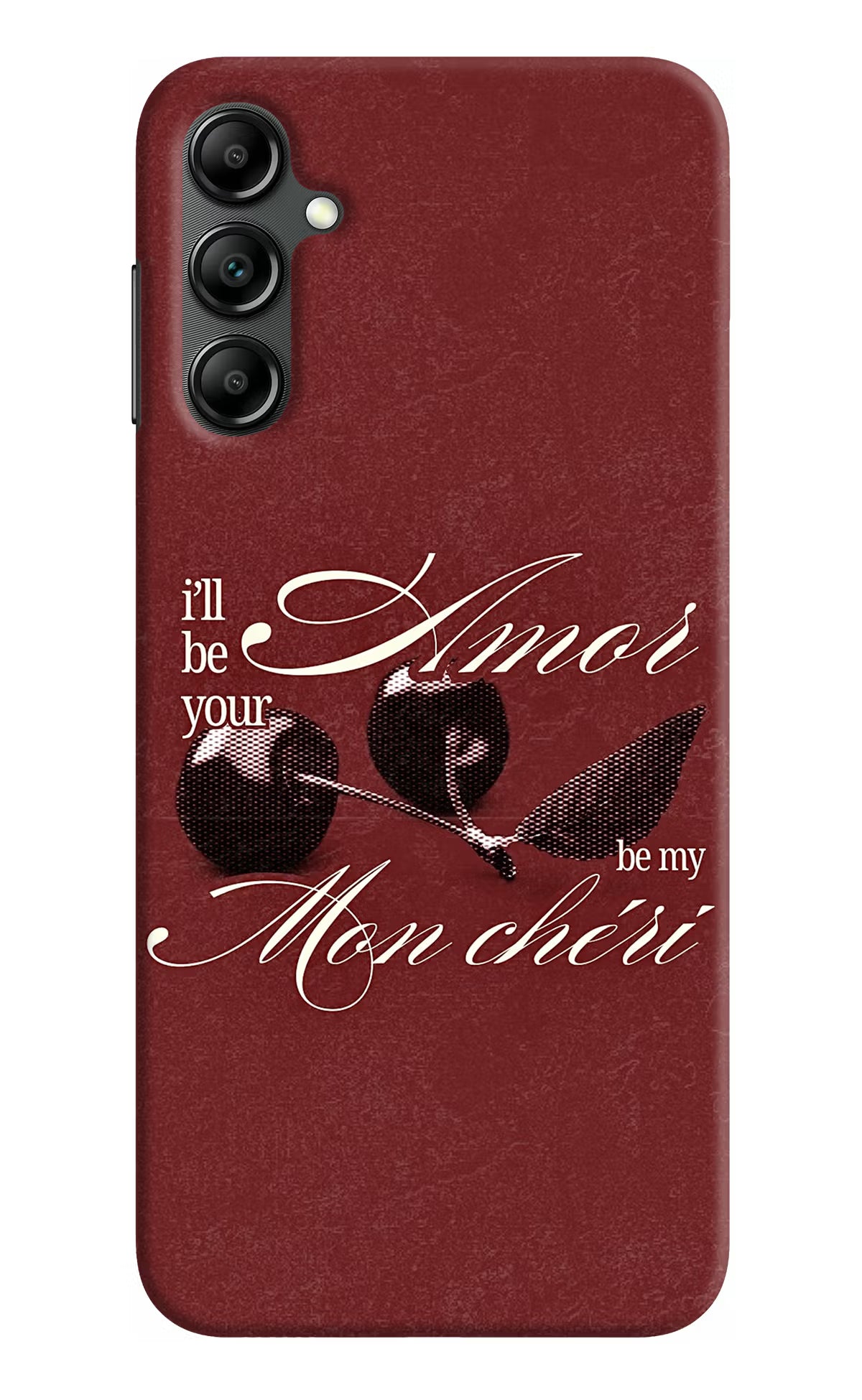 Velvet Cherry Samsung A14 5G Back Cover - Velvet Cherry Samsung A14 5G Back Cover Velvet Cherry Samsung A14 5G Back Cover