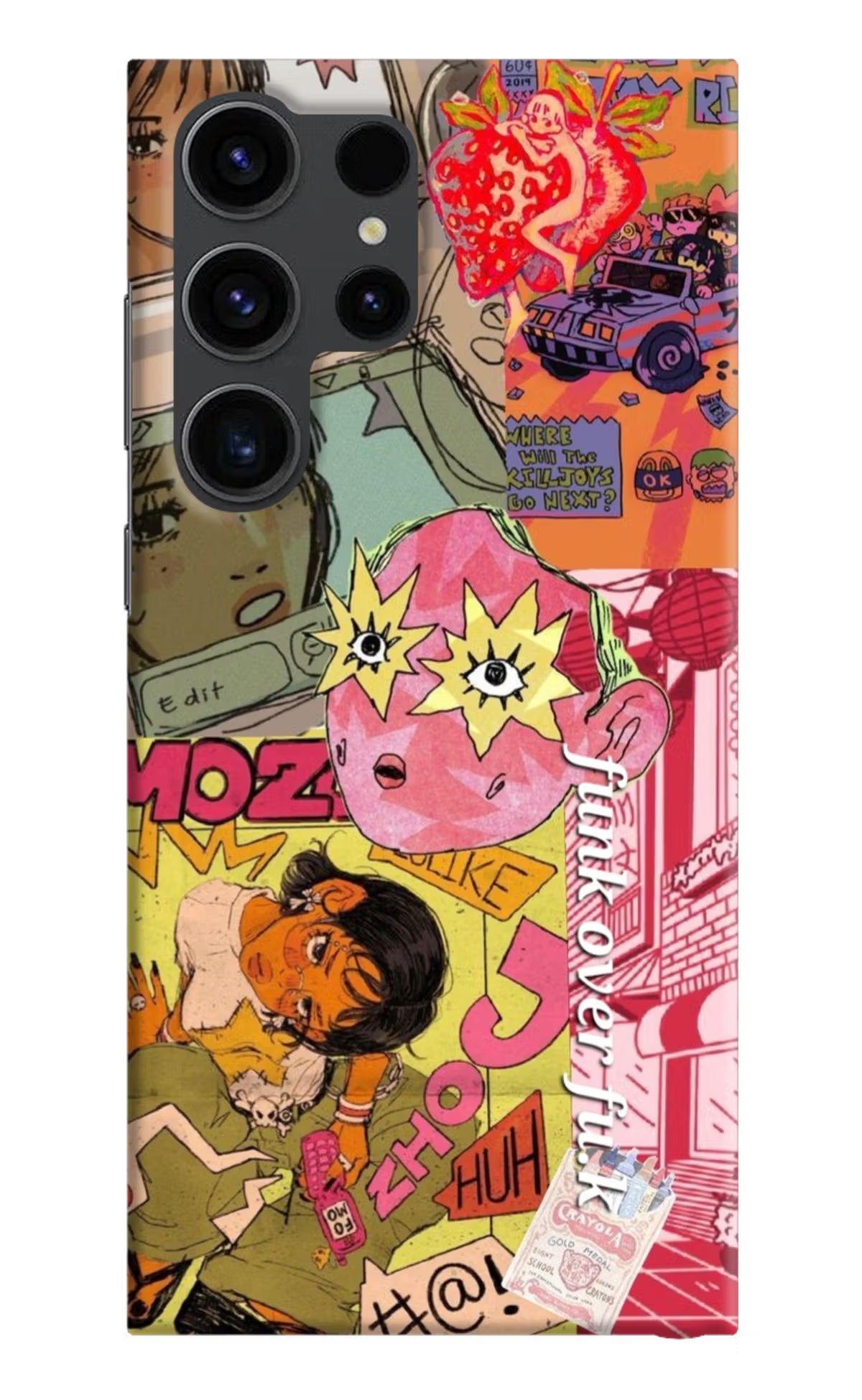 Funkover Samsung S23 Ultra Back Cover - Funkover Samsung S23 Ultra Back Cover Funkover Samsung S23 Ultra Back Cover