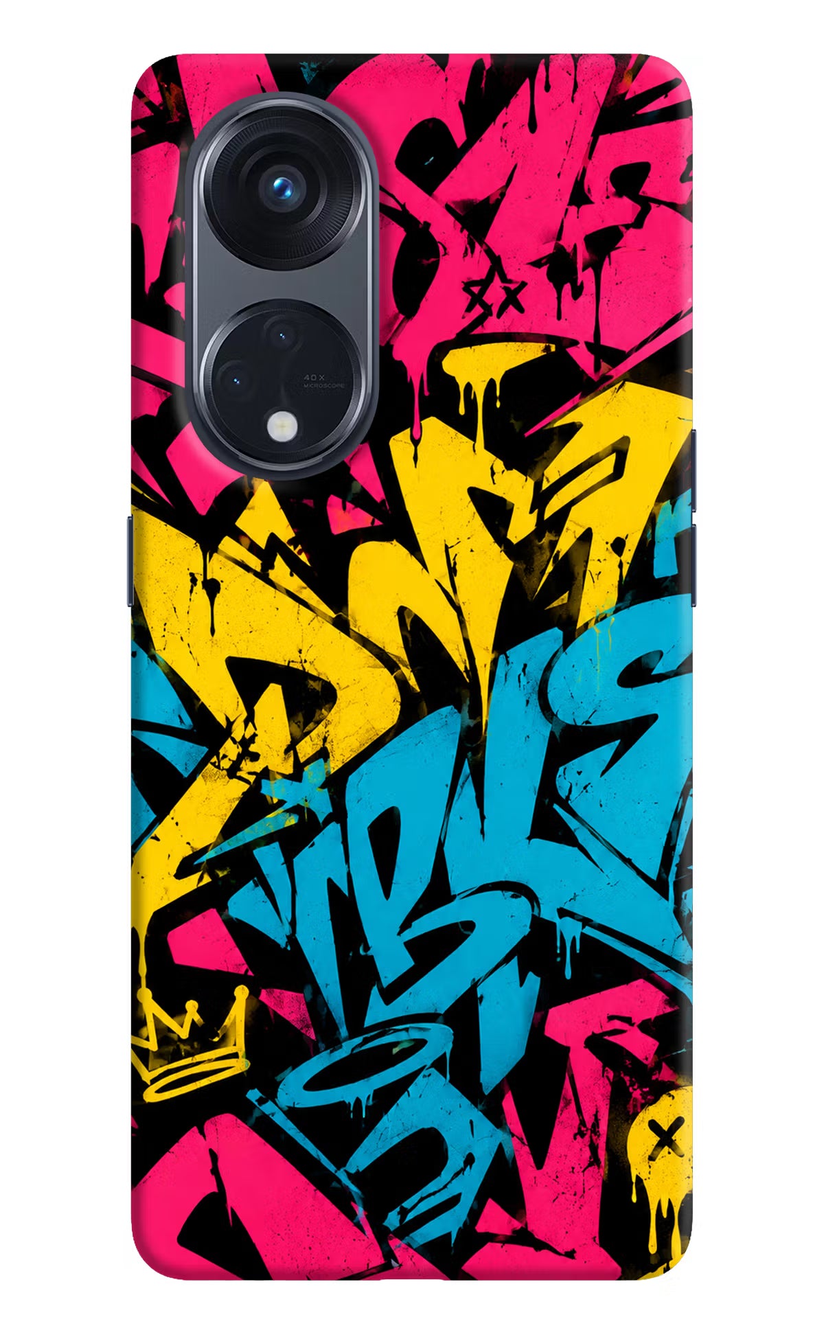 Graffiti Vibe Oppo Reno8 T 5G Back Cover - Graffiti Vibe Oppo Reno8 T 5G Back Cover Graffiti Vibe Oppo Reno8 T 5G Back Cover