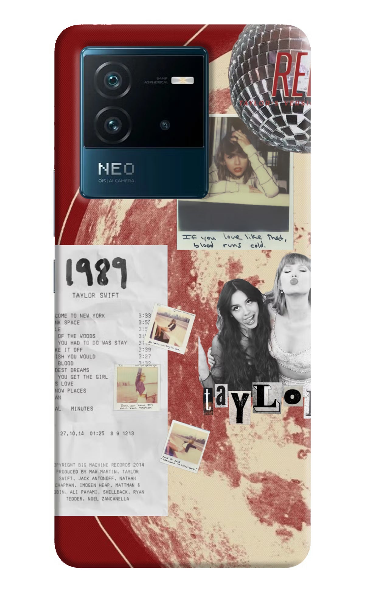 Taylor Swift IQOO Neo 6 5G Back Cover - Taylor Swift IQOO Neo 6 5G Back Cover Taylor Swift IQOO Neo 6 5G Back Cover