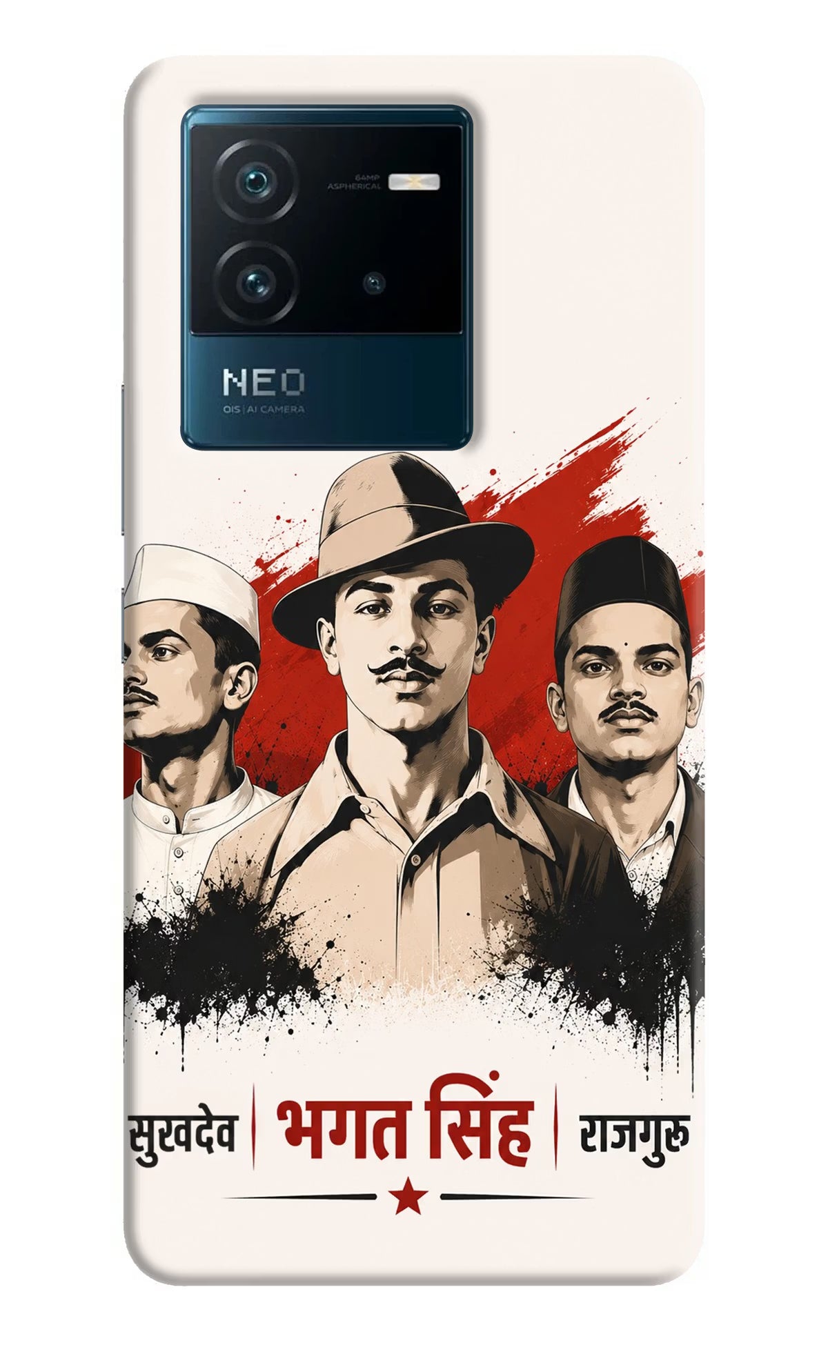 Sardar Patel Iron Will IQOO Neo 6 5G Back Cover - Sardar Patel Iron Will IQOO Neo 6 5G Back Cover Sardar Patel Iron Will IQOO Neo 6 5G Back Cover