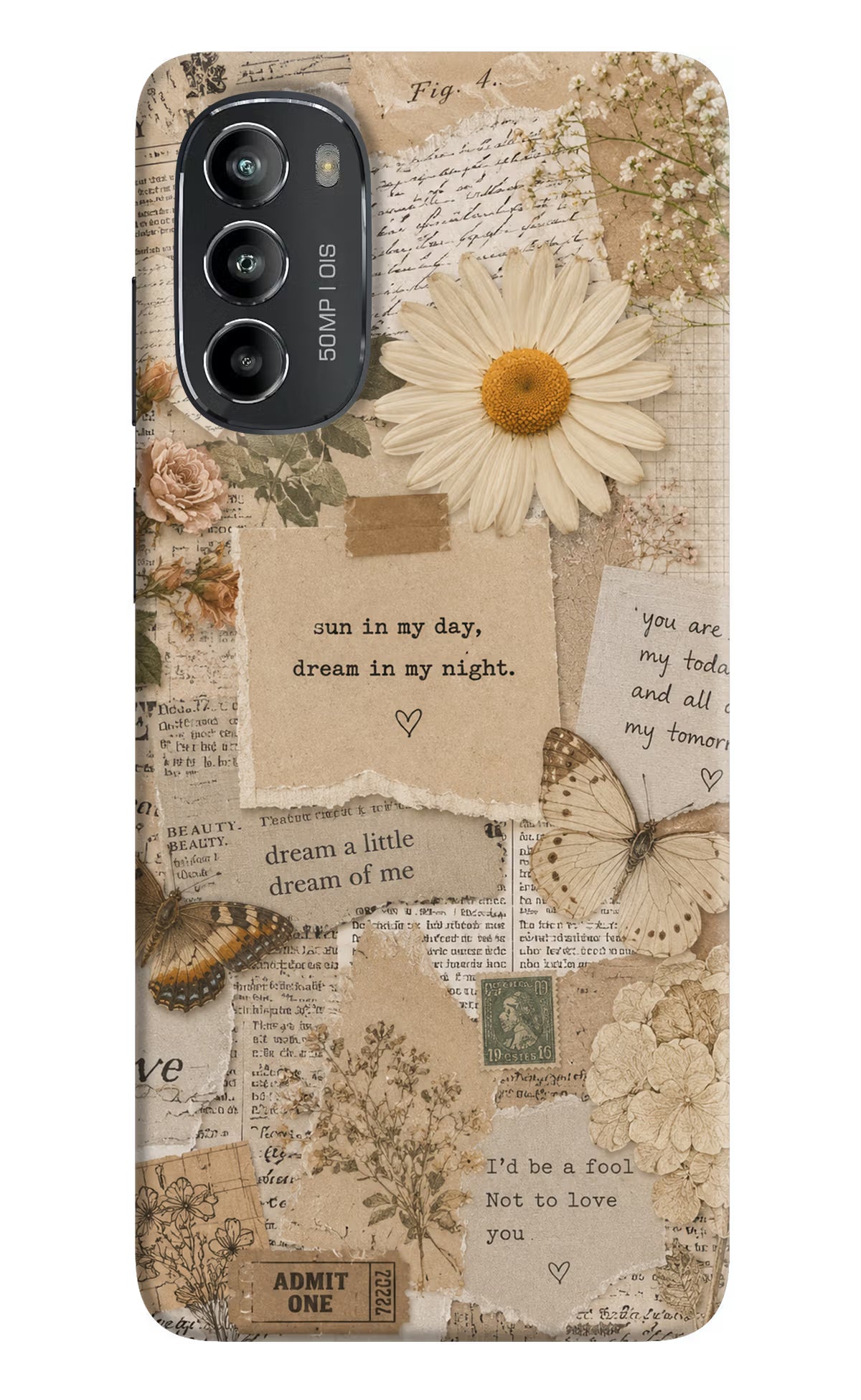 Vintage case Moto G82 5G Back Cover - Vintage case Moto G82 5G Back Cover Vintage case Moto G82 5G Back Cover
