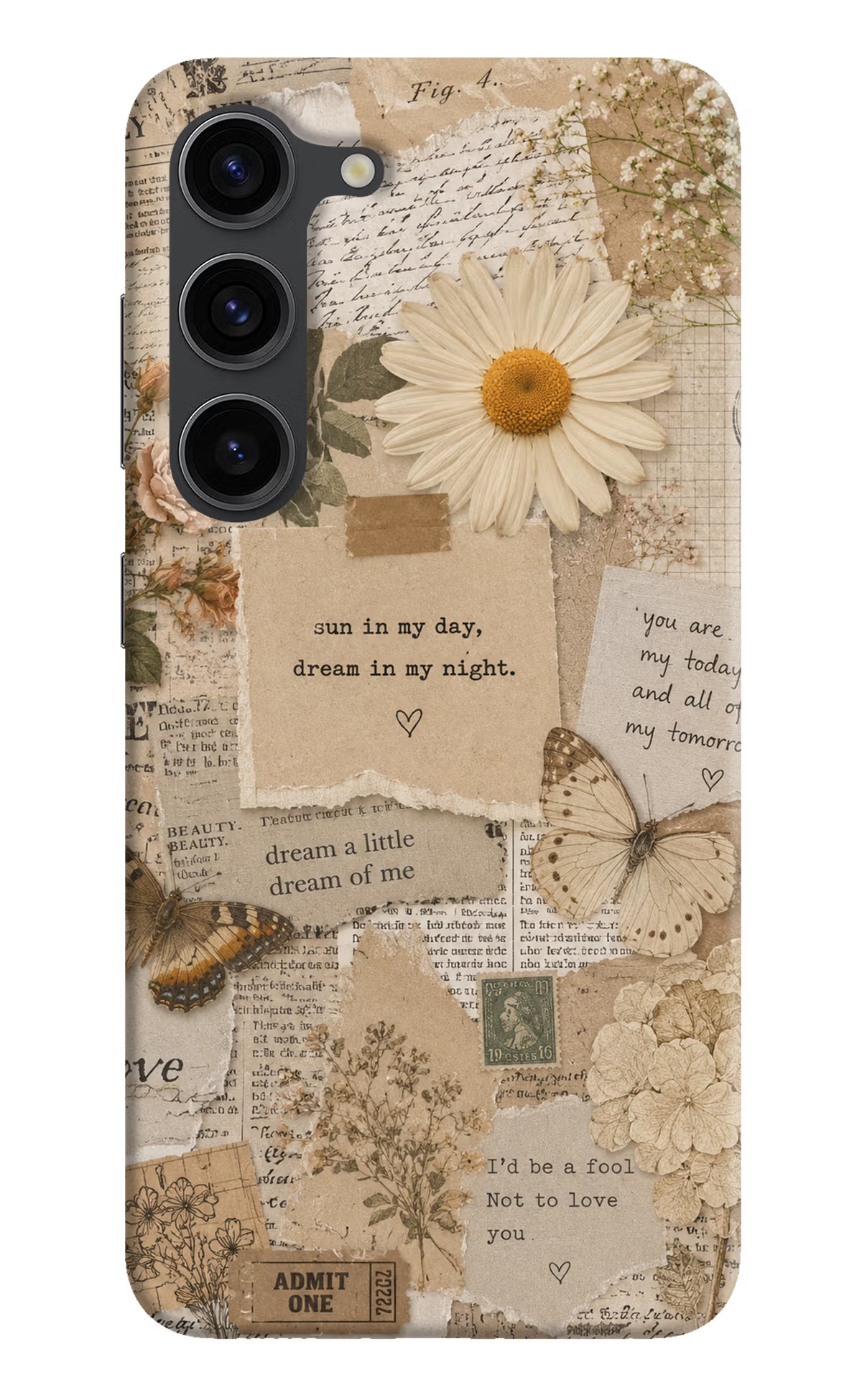 Vintage case Samsung S23 Plus Back Cover - Vintage case Samsung S23 Plus Back Cover Vintage case Samsung S23 Plus Back Cover