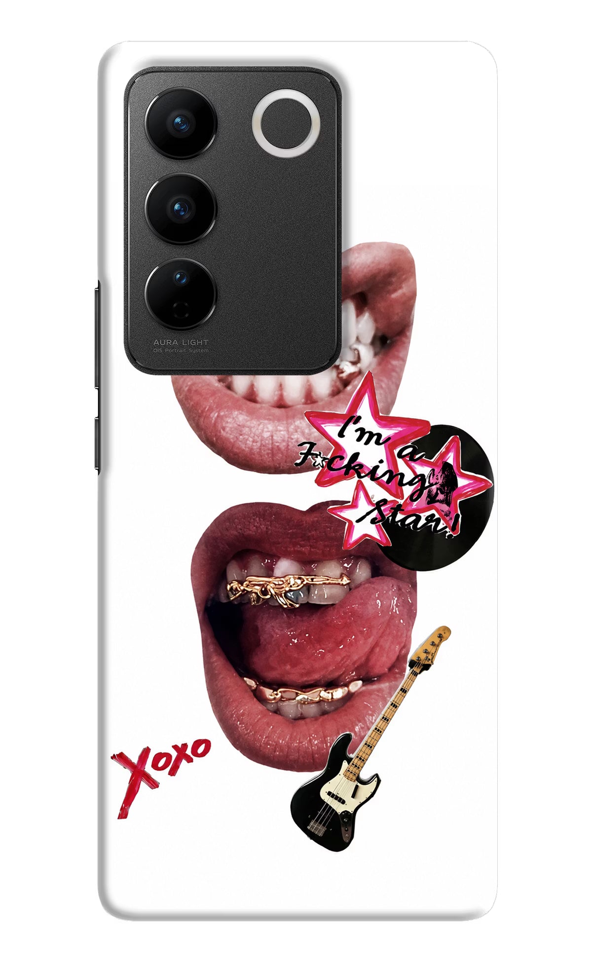 Rockstar Vivo V27/V27 Pro Back Cover - Rockstar Vivo V27/V27 Pro Back Cover Rockstar Vivo V27/V27 Pro Back Cover
