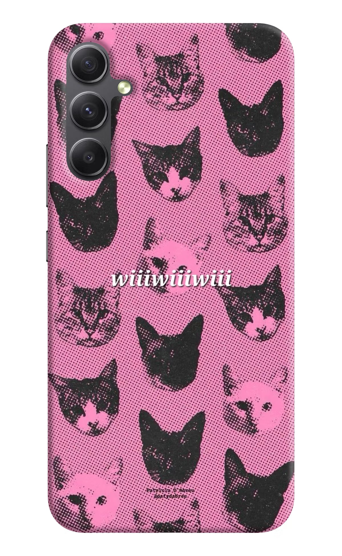Pink Cats Samsung A34 5G Back Cover - Pink Cats Samsung A34 5G Back Cover Pink Cats Samsung A34 5G Back Cover