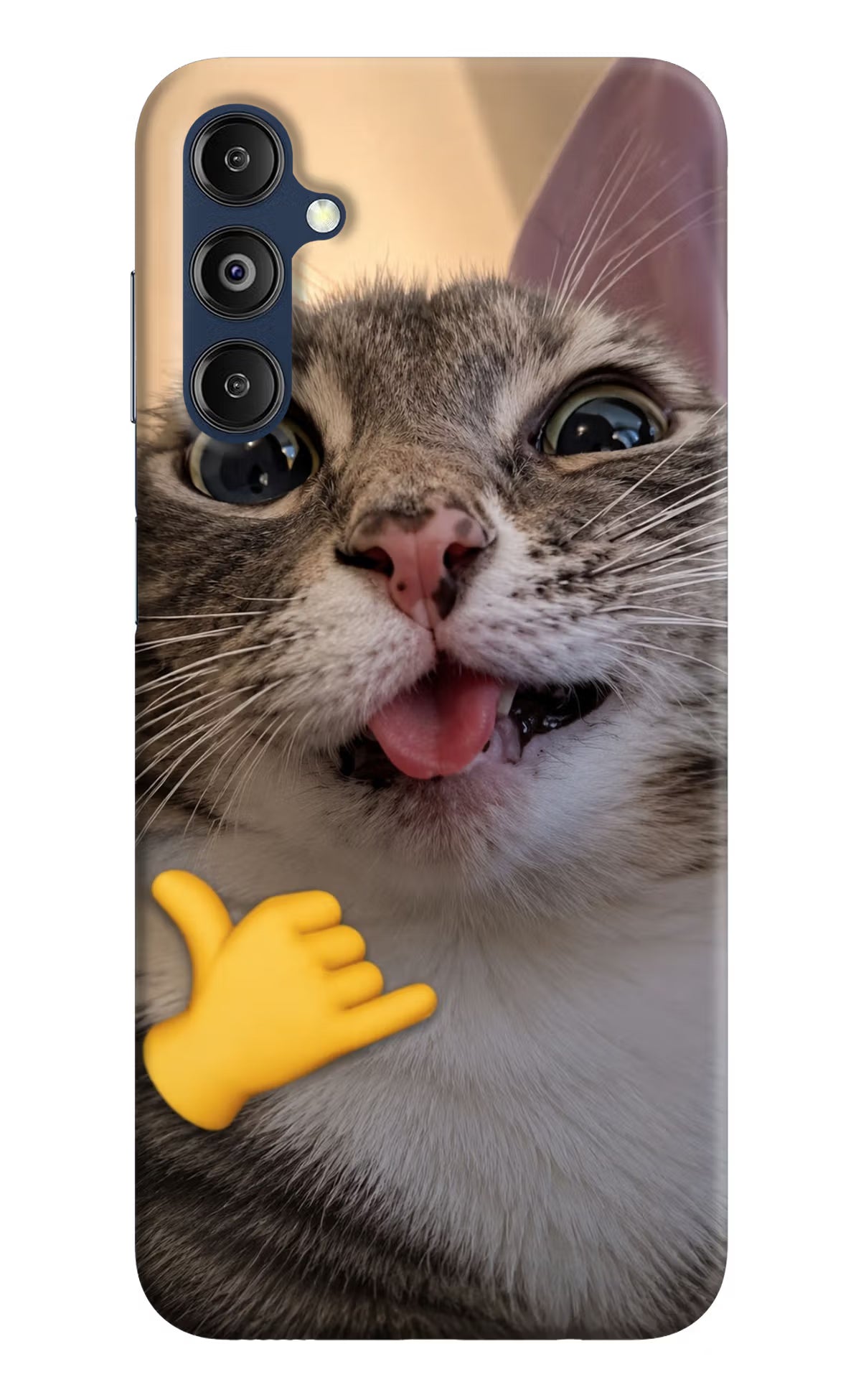 Silly Cat Call Samsung M14 4G Back Cover - Silly Cat Call Samsung M14 4G Back Cover Silly Cat Call Samsung M14 4G Back Cover