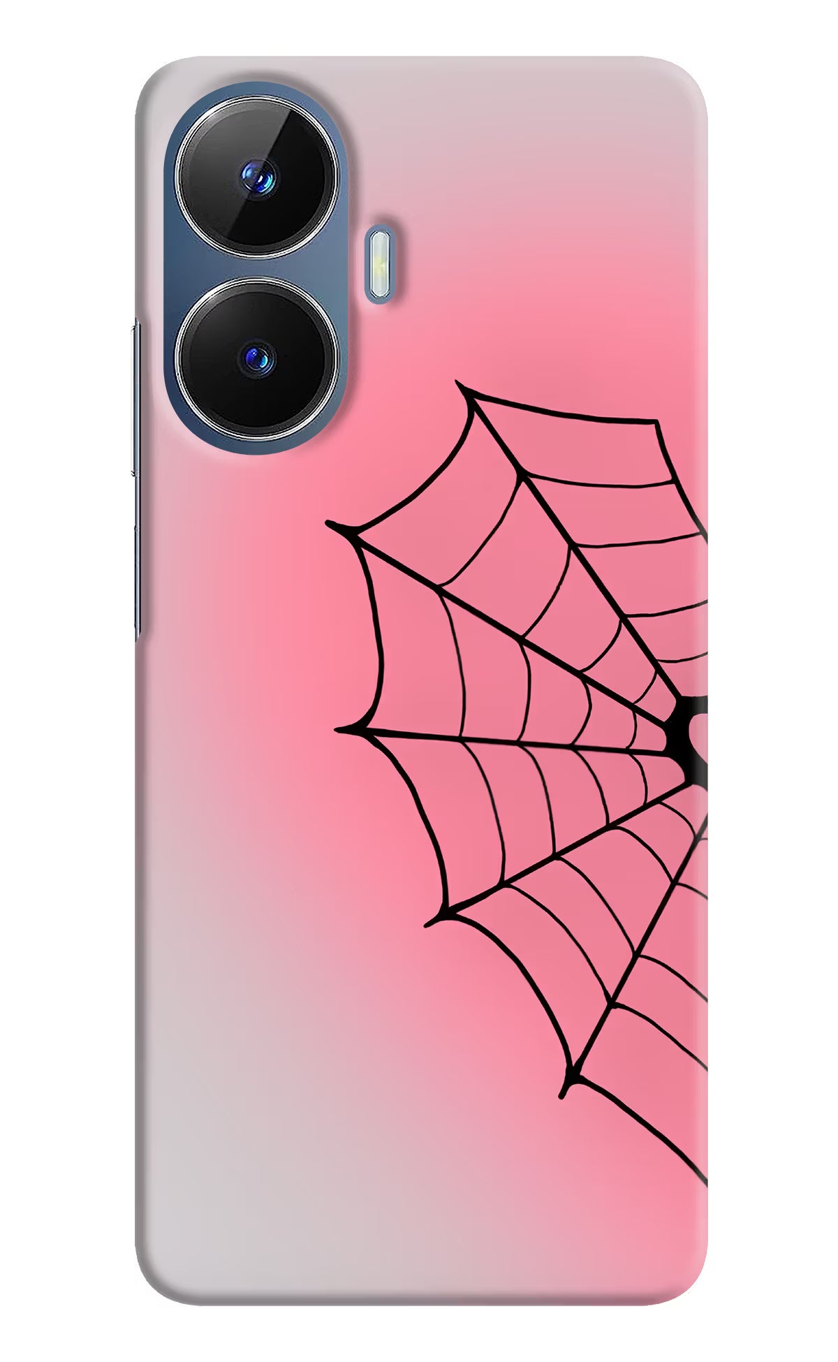 Pink Web Realme C55/N55 Back Cover - Pink Web Realme C55/N55 Back Cover Pink Web Realme C55/N55 Back Cover