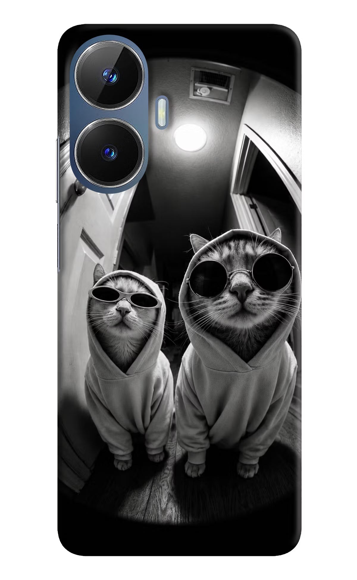 Hood Cats Realme C55/N55 Back Cover - Hood Cats Realme C55/N55 Back Cover Hood Cats Realme C55/N55 Back Cover