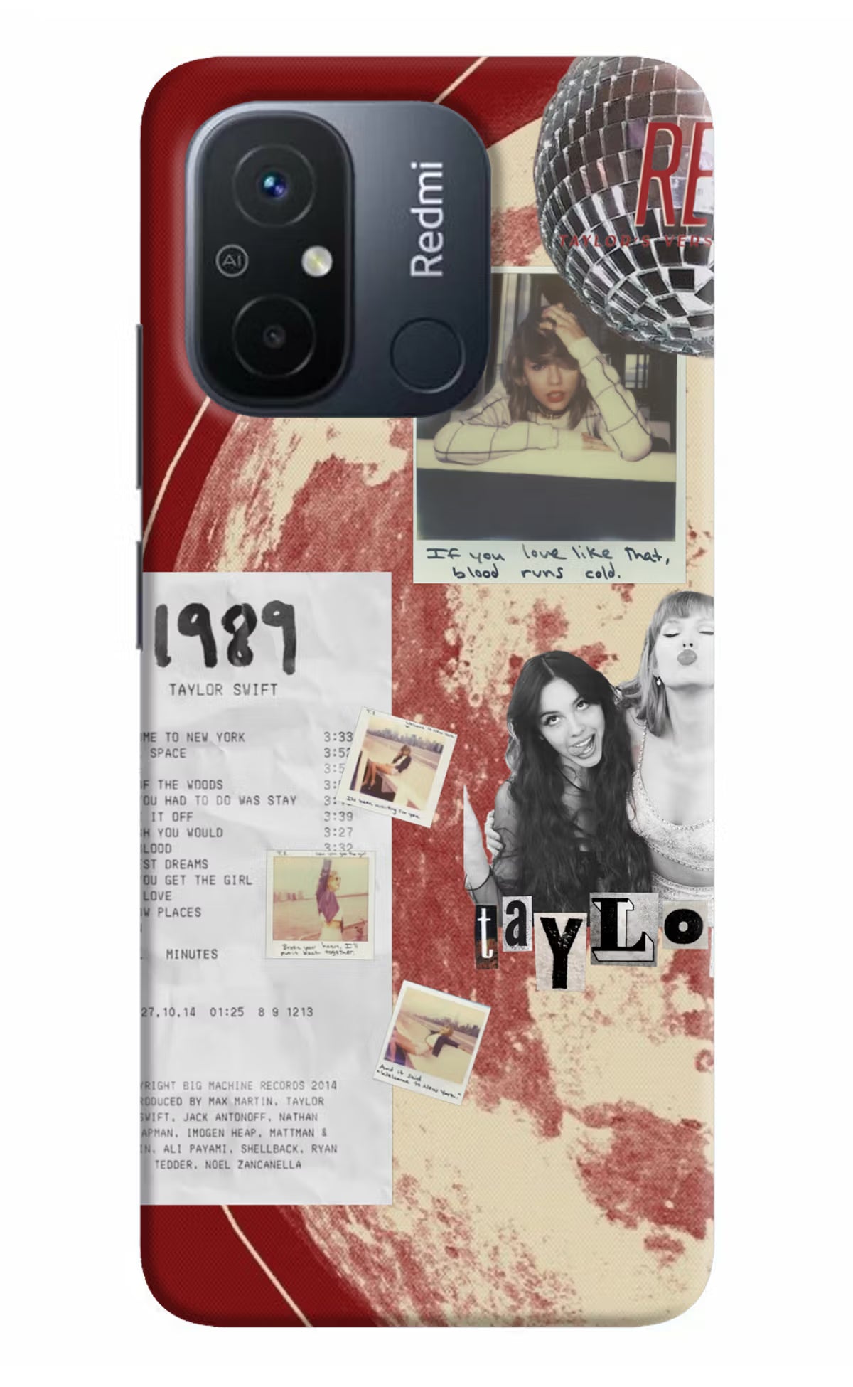 Taylor Swift Redmi 12C Back Cover - Taylor Swift Redmi 12C Back Cover Taylor Swift Redmi 12C Back Cover