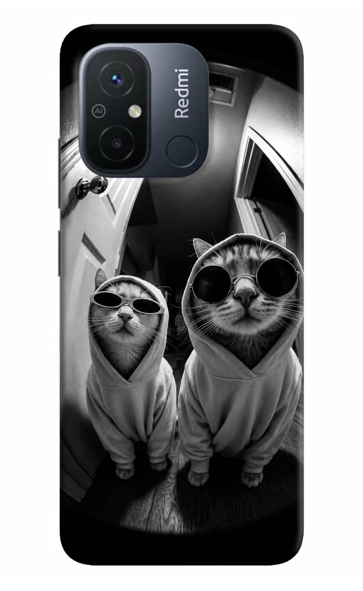 Hood Cats Redmi 12C Back Cover - Hood Cats Redmi 12C Back Cover Hood Cats Redmi 12C Back Cover