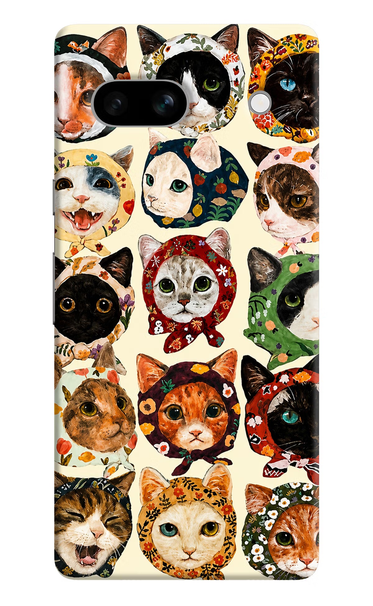 Cool Cat Google Pixel 7A Back Cover - Cool Cat Google Pixel 7A Back Cover Cool Cat Google Pixel 7A Back Cover