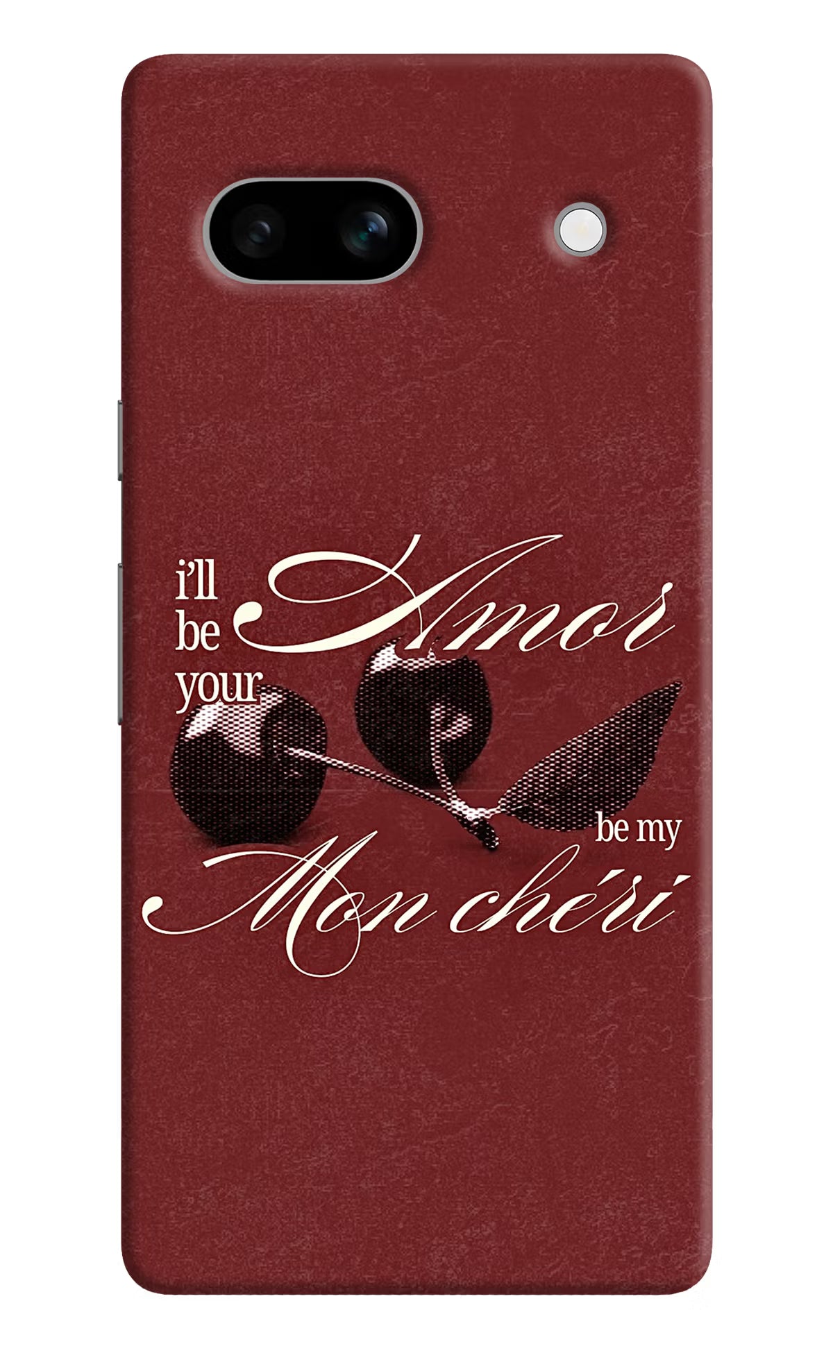 Velvet Cherry Google Pixel 7A Back Cover - Velvet Cherry Google Pixel 7A Back Cover Velvet Cherry Google Pixel 7A Back Cover