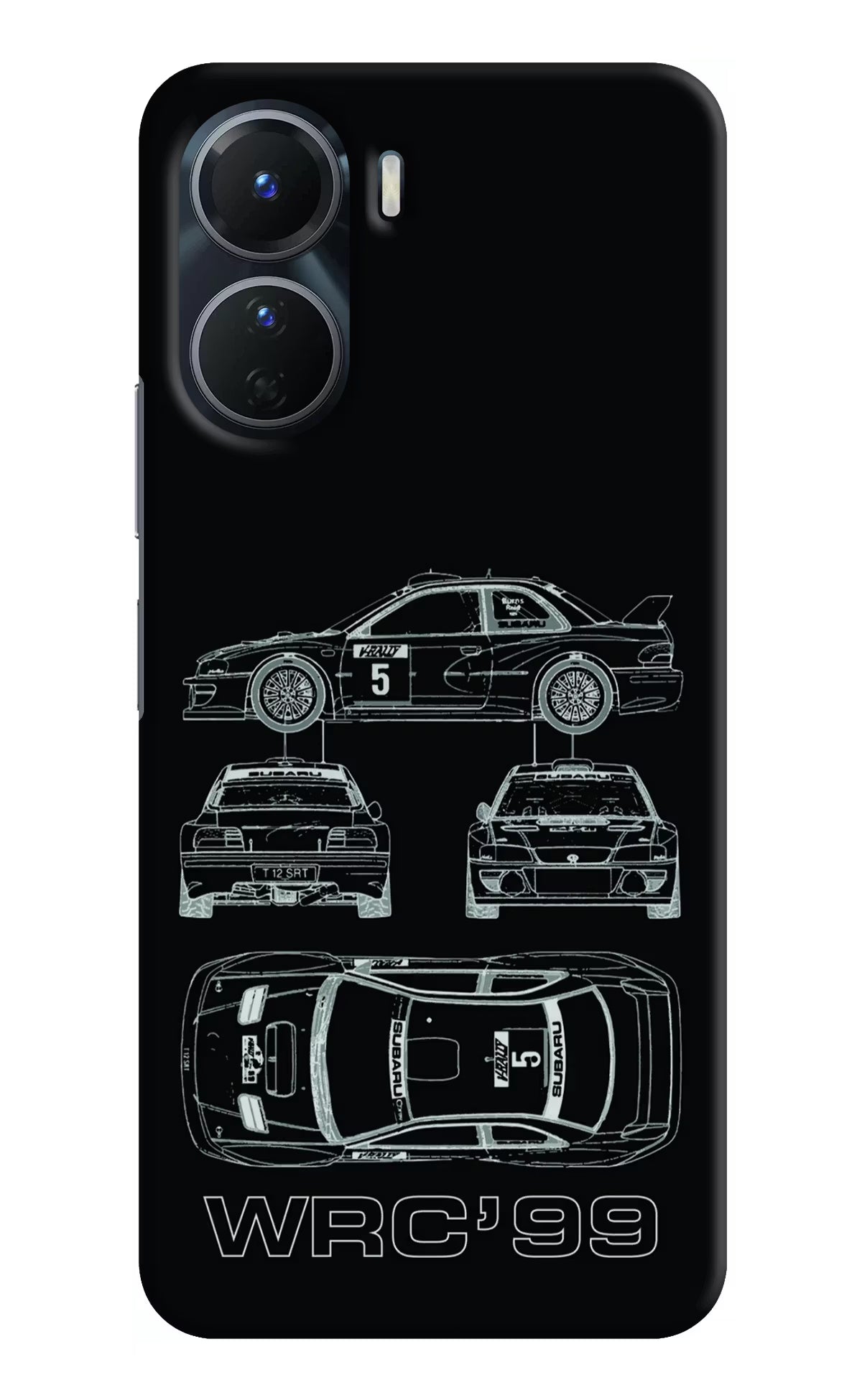 WRC'99 Vivo T2x 5G Back Cover - WRC'99 Vivo T2x 5G Back Cover WRC'99 Vivo T2x 5G Back Cover